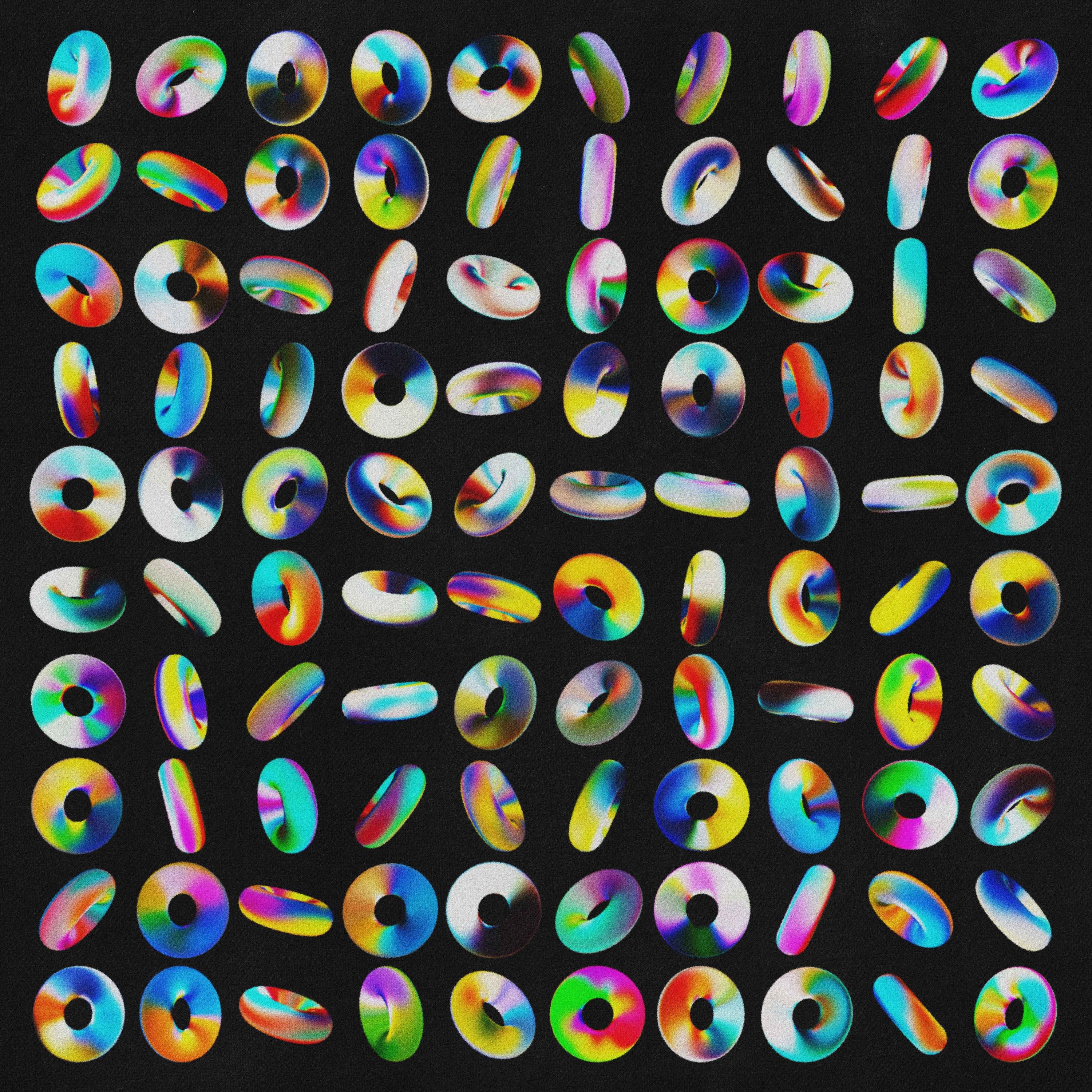 Donuts Pack (Vol.1) Glossy 3D Ring Graphics Jason Santos