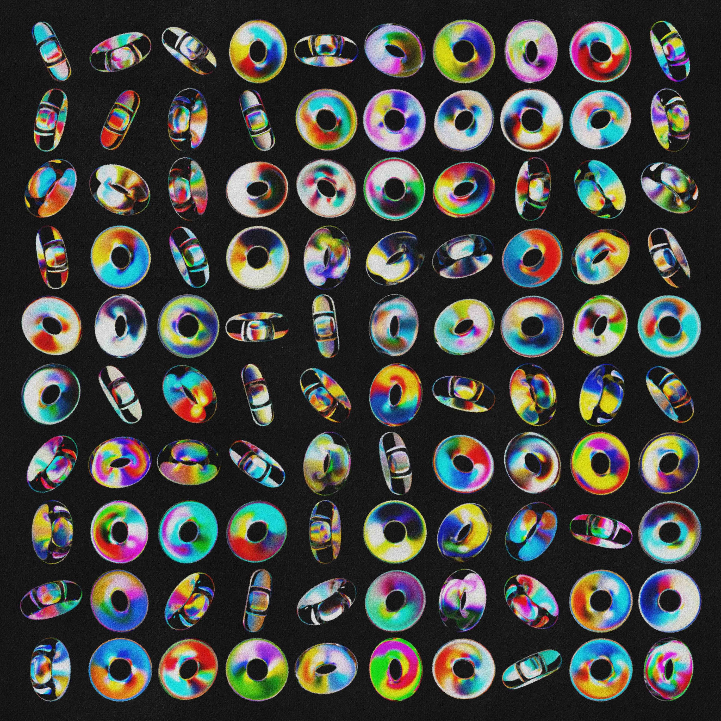 Donuts Pack (Vol.2) Glass Ring 3D Graphics Jason Santos