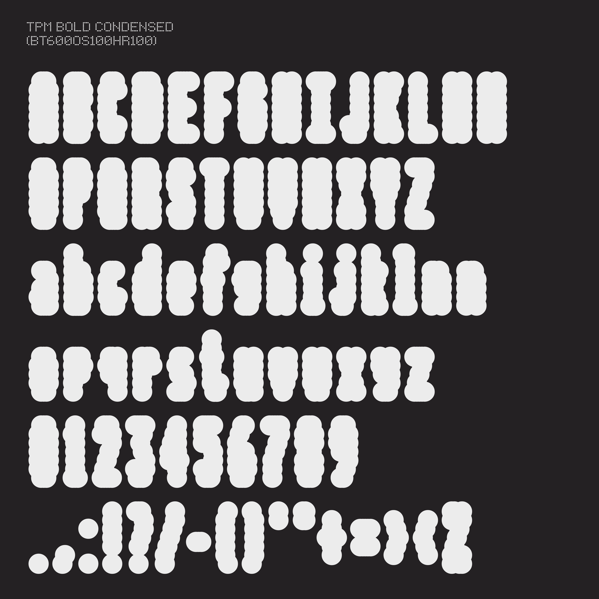TPM Typeface Sara Barcons
