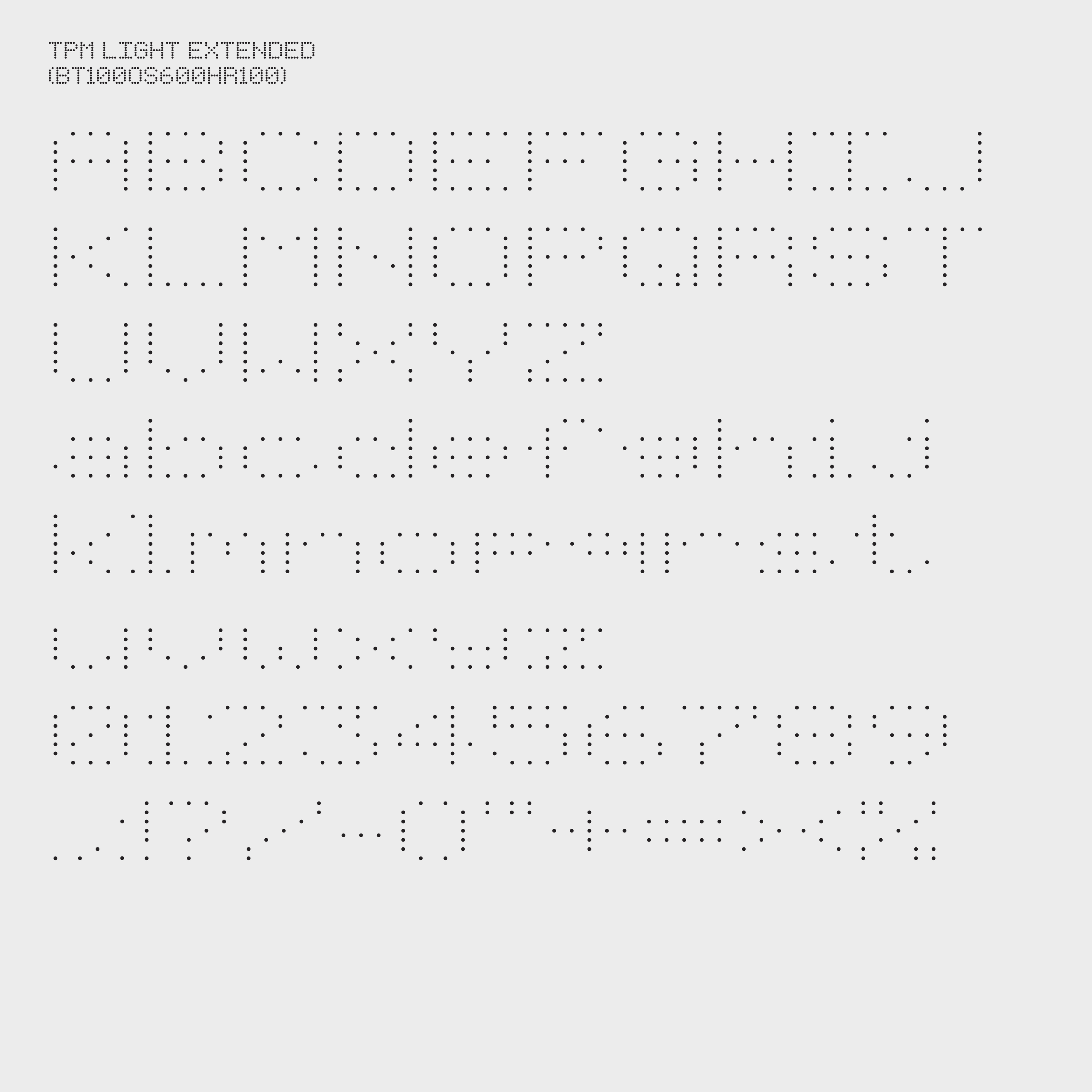 TPM Typeface Sara Barcons