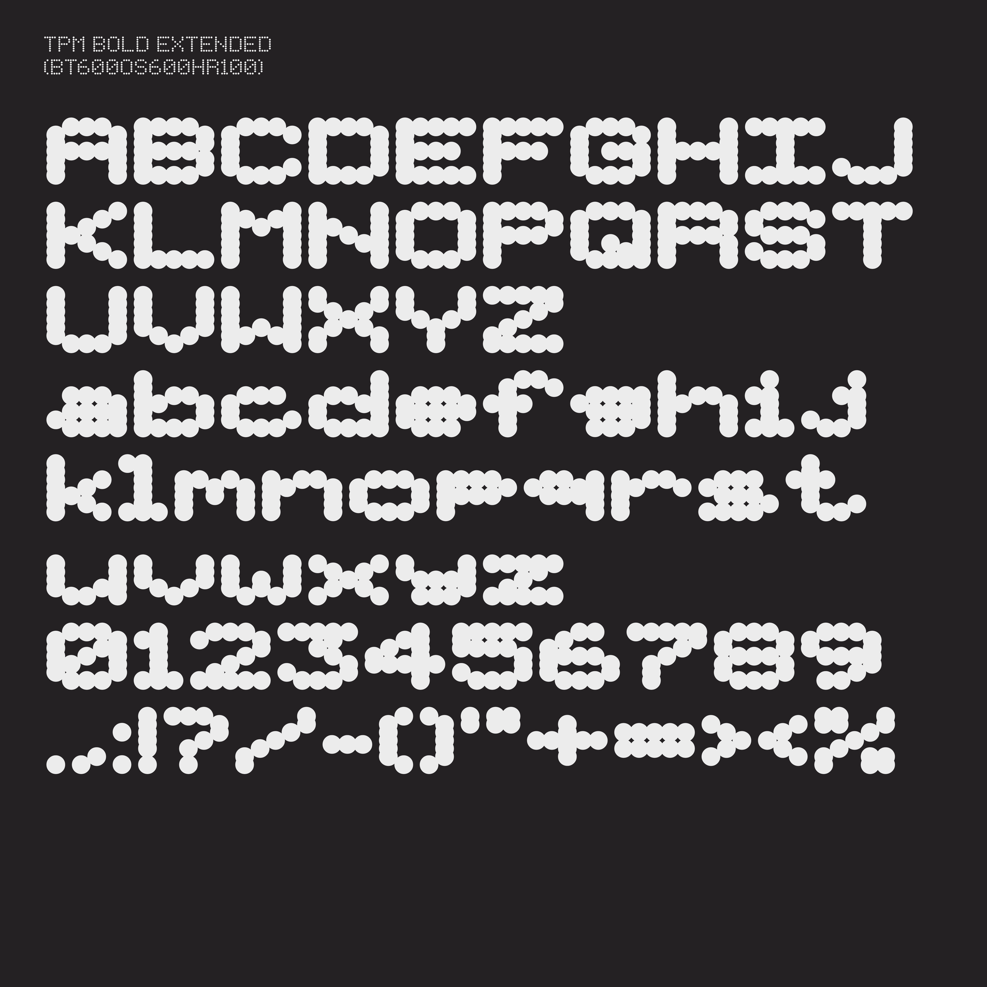 TPM Typeface Sara Barcons
