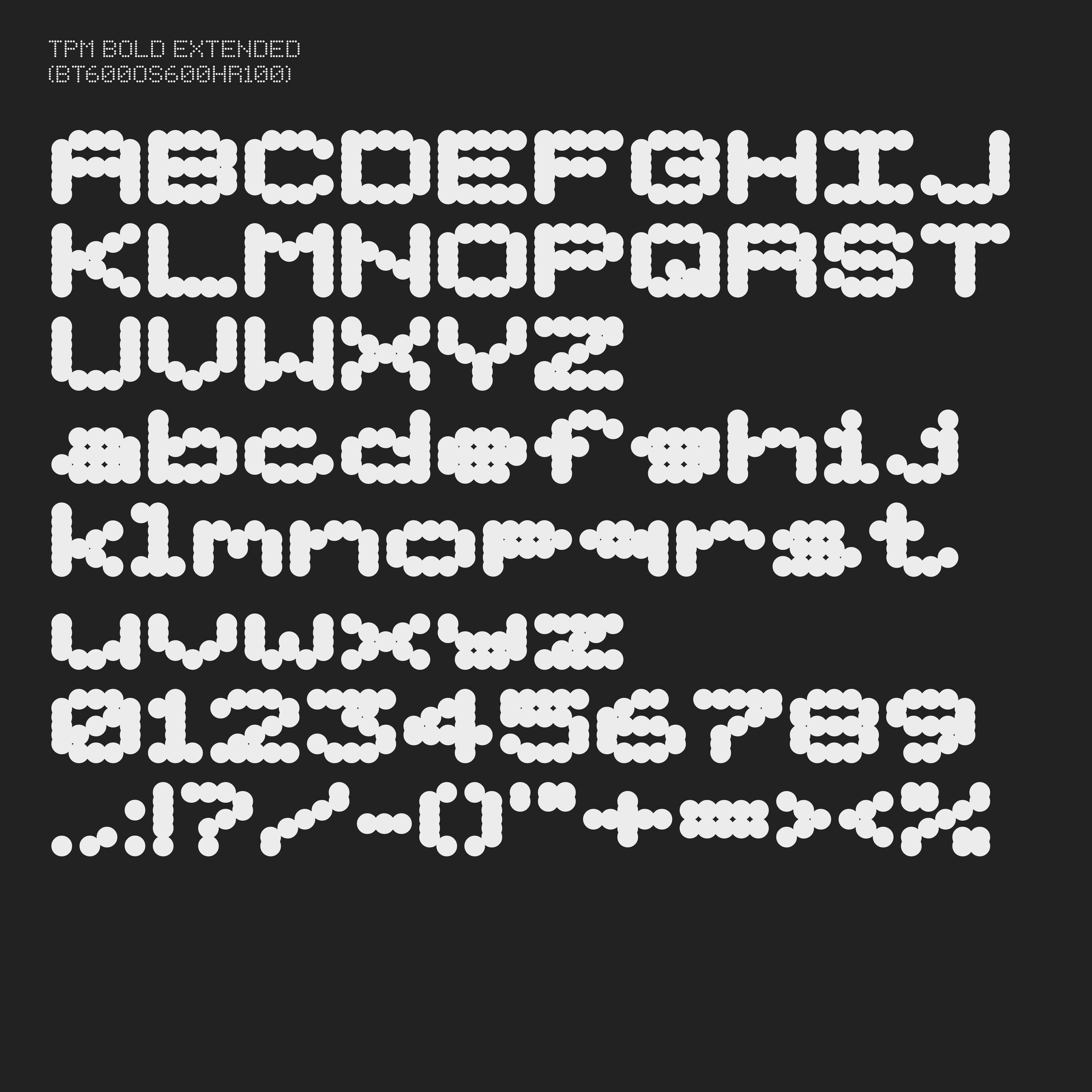 TPM Typeface Sara Barcons