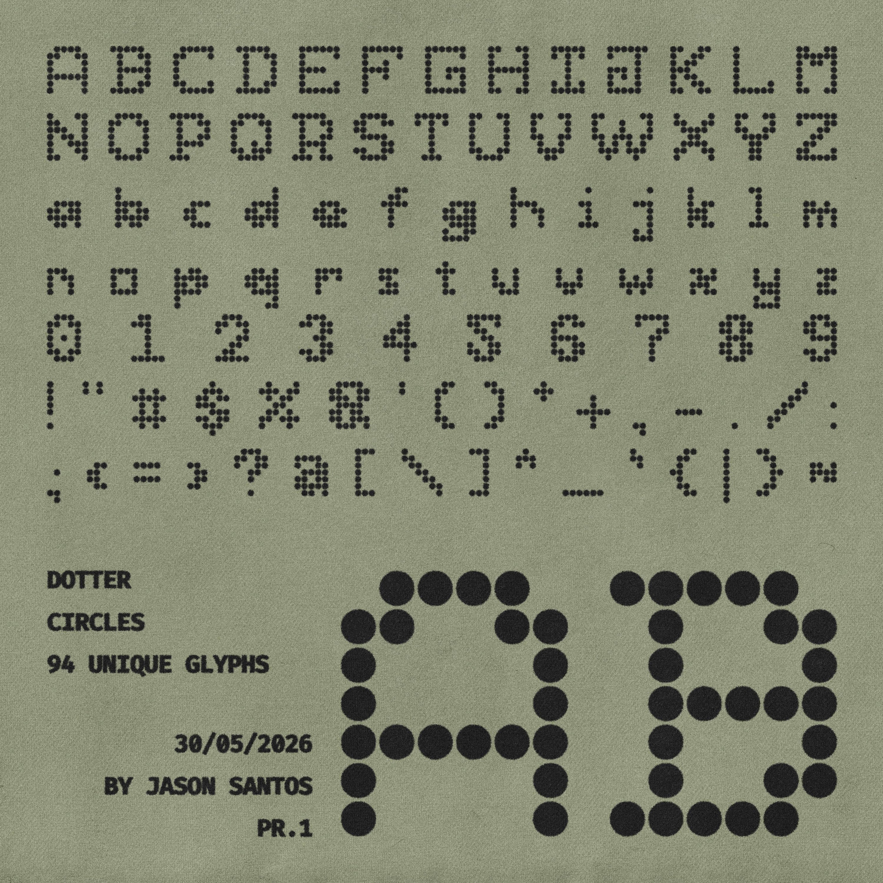 Dotter Typeface Jason Santos