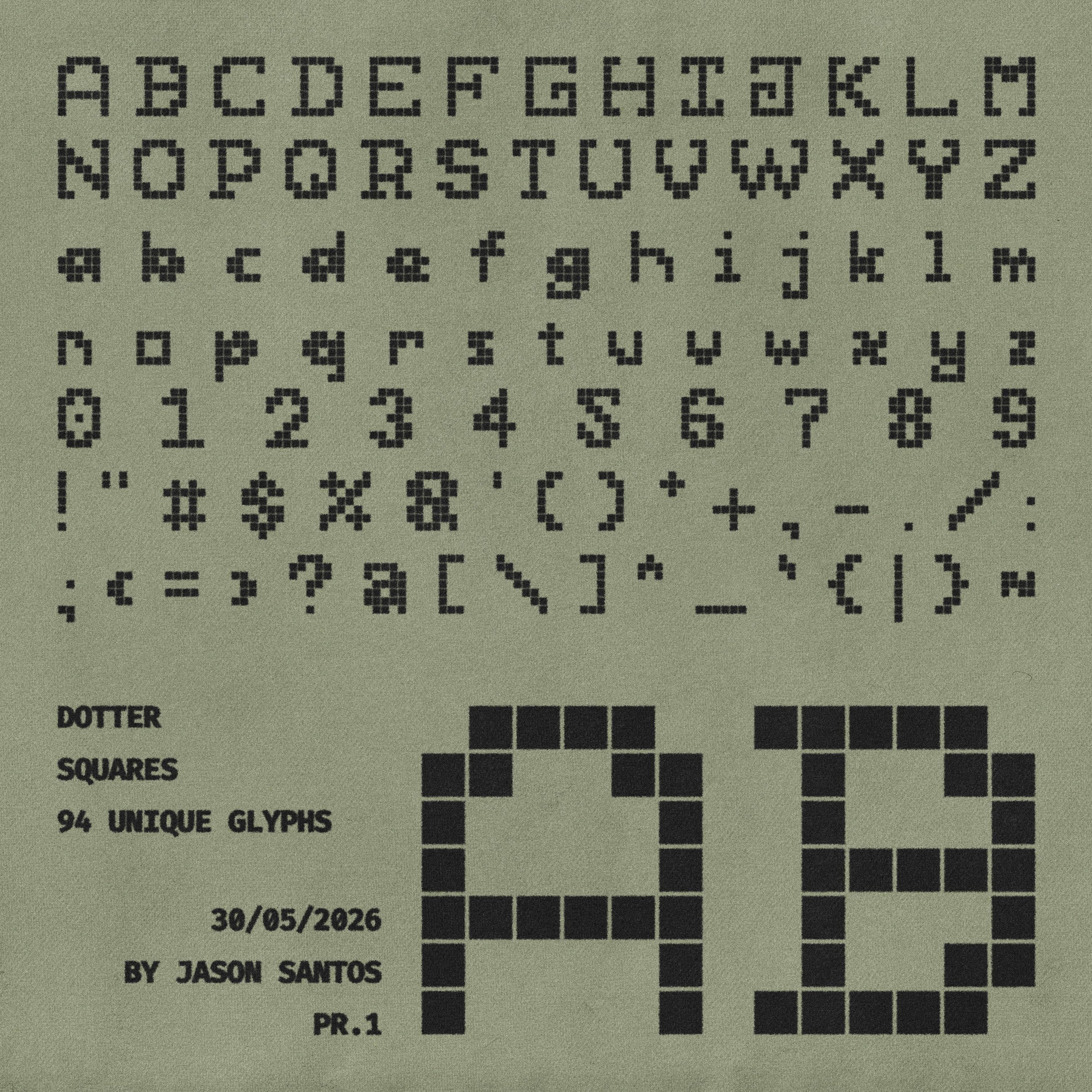 Dotter Typeface Jason Santos