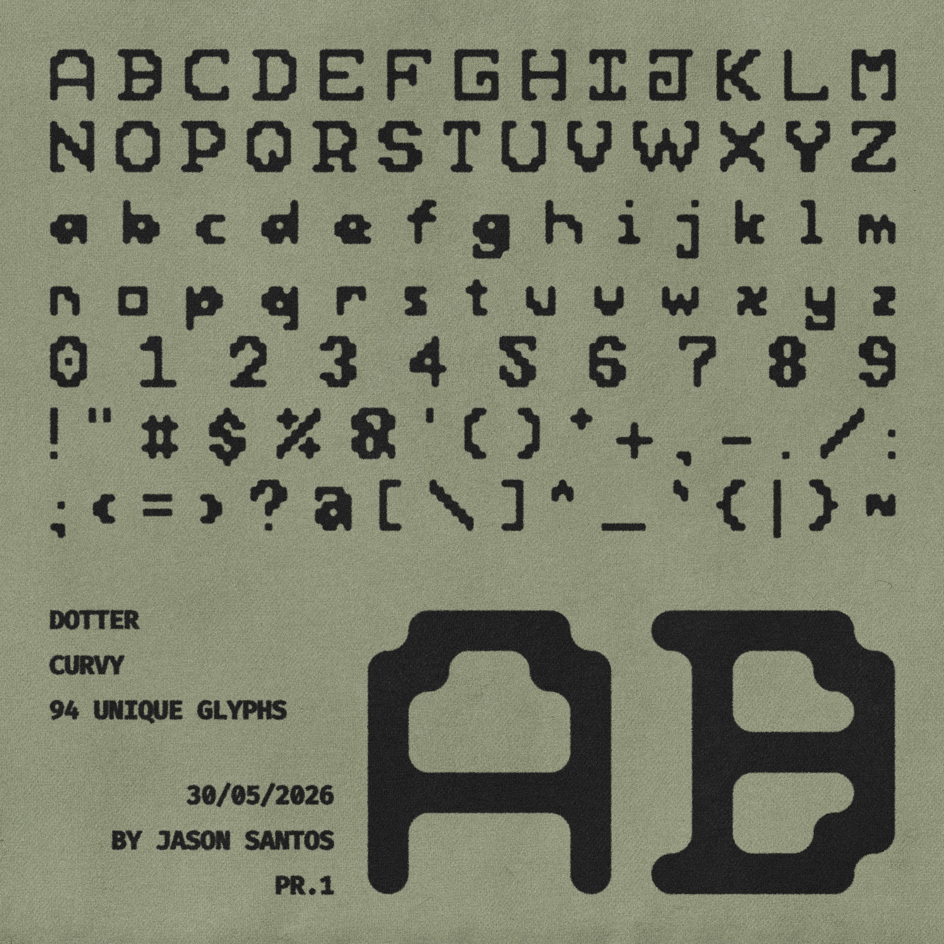 Dotter Typeface Jason Santos