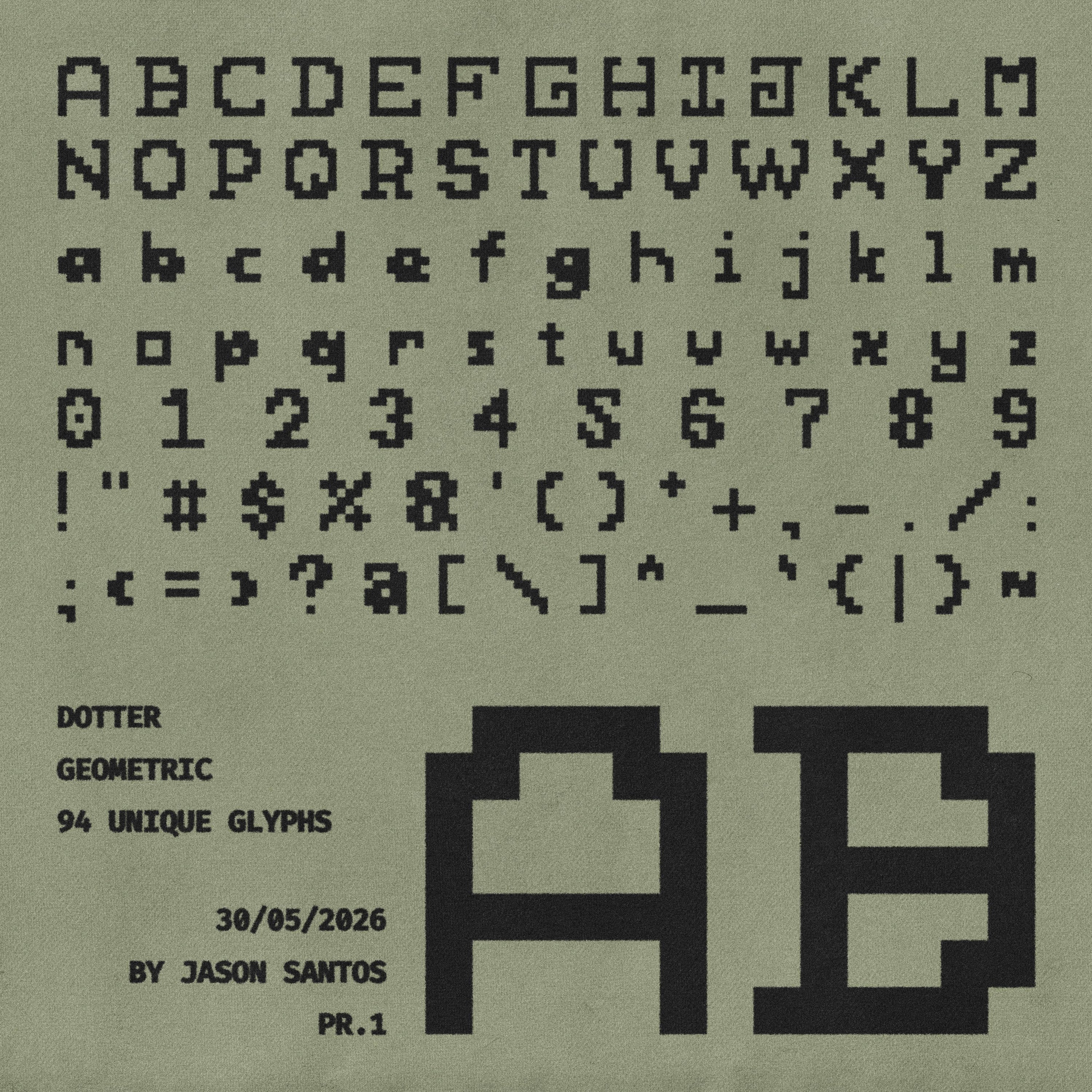 Dotter Typeface Jason Santos