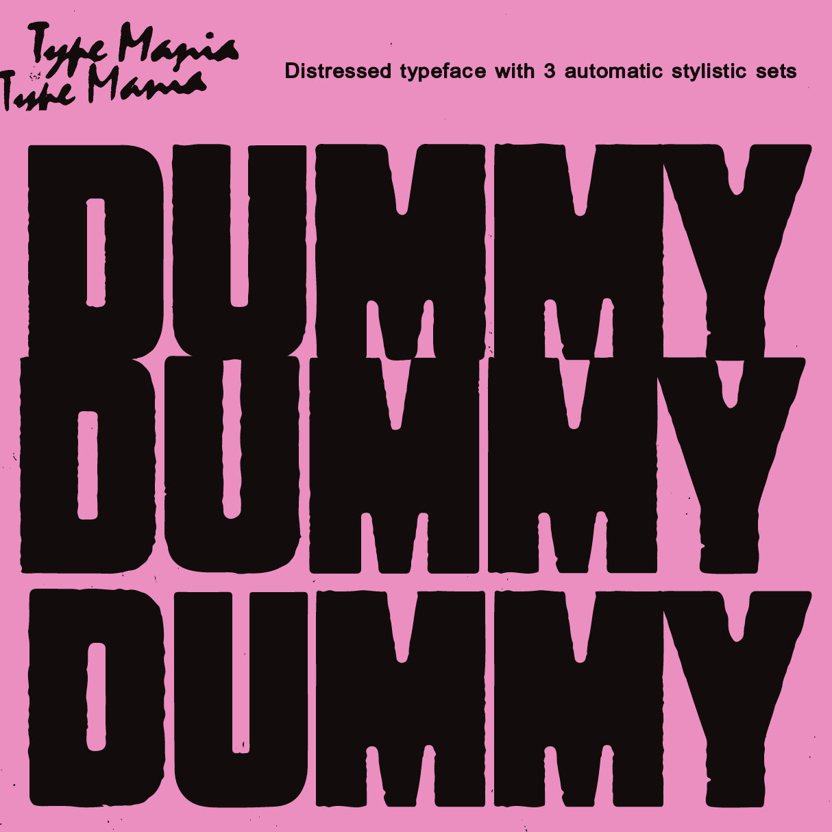 Dummy TM Type Mania
