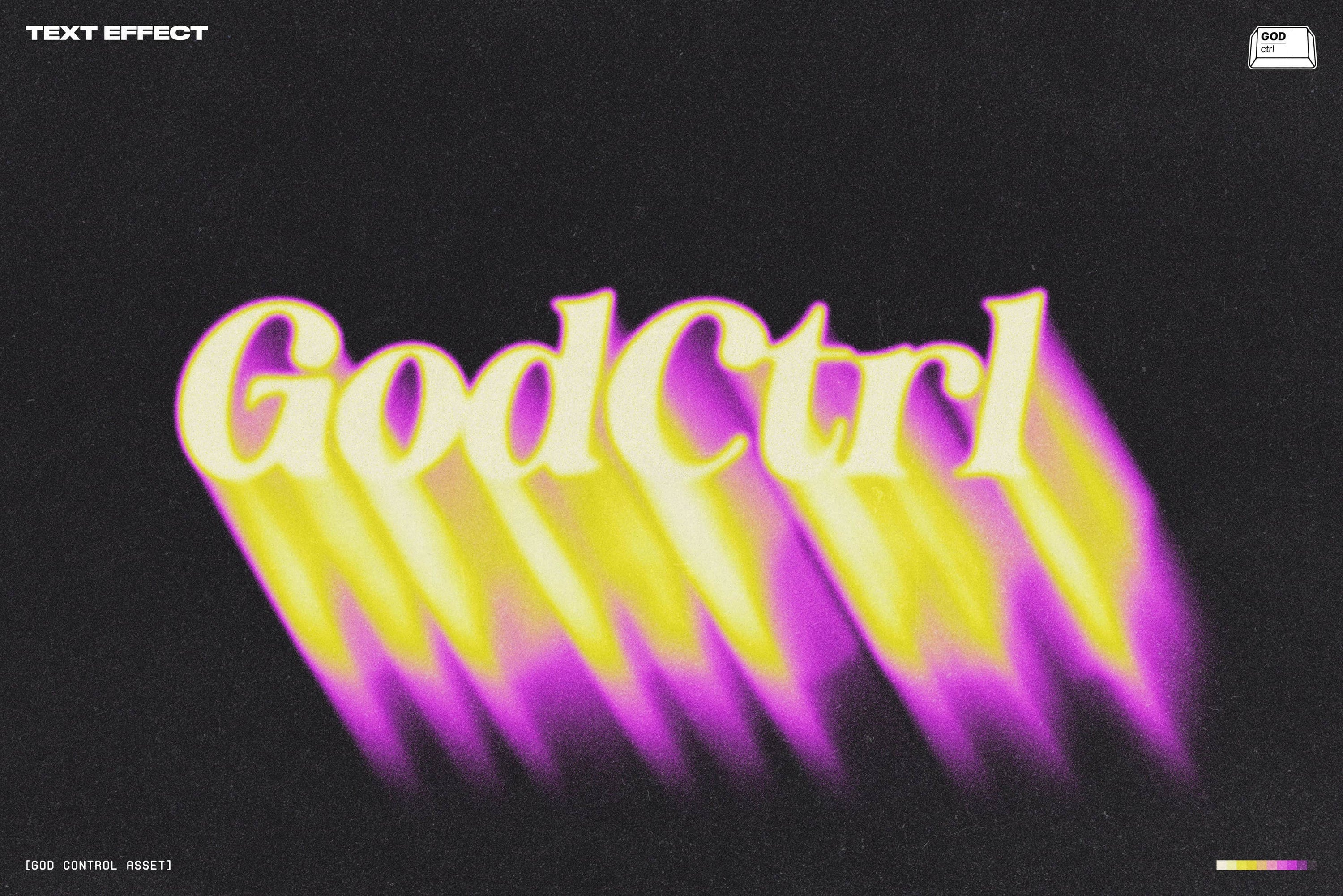Dunk Text Effect God Control