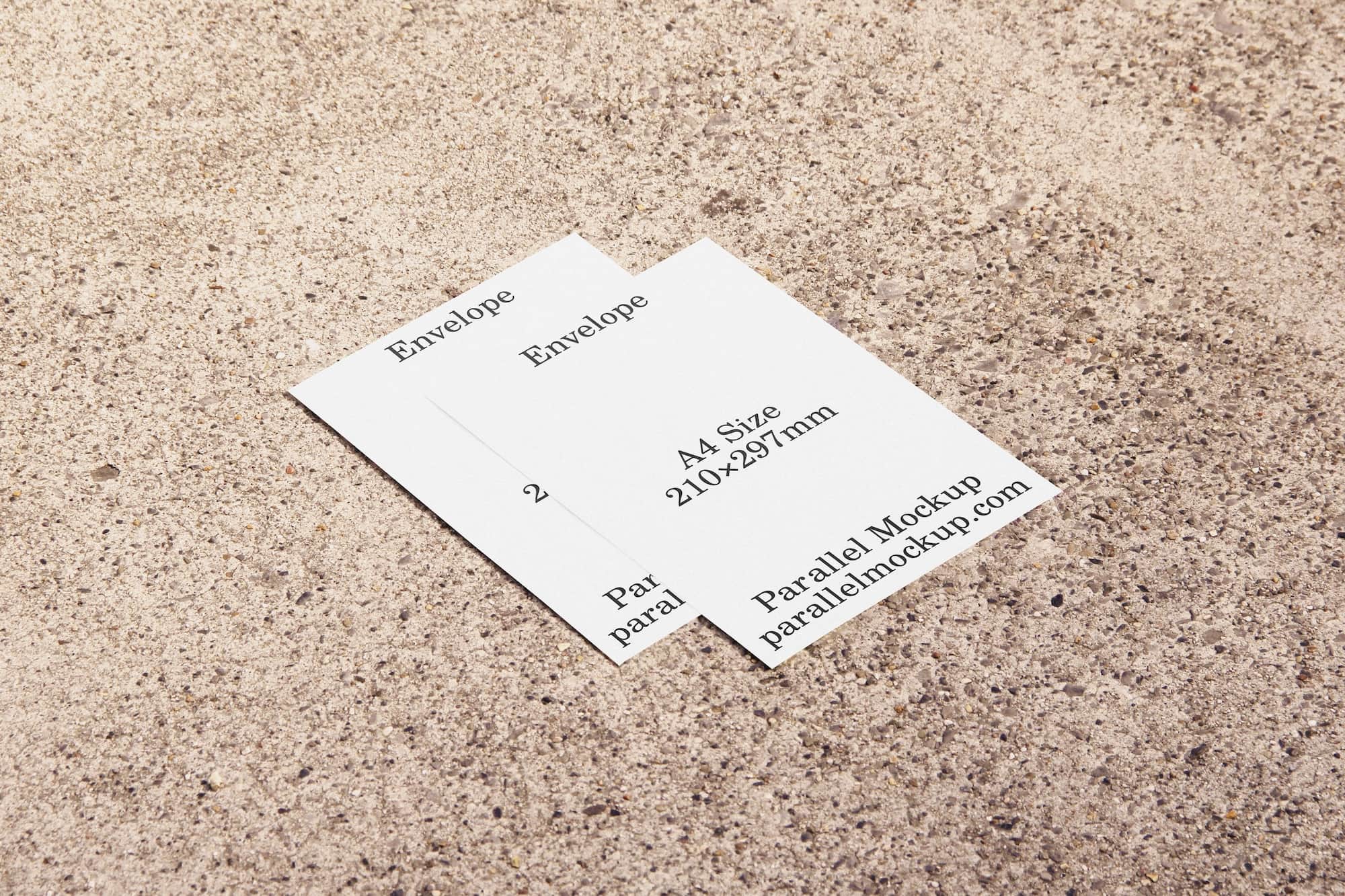 Envelope Mockup OF-A-38 Parallel Mockup