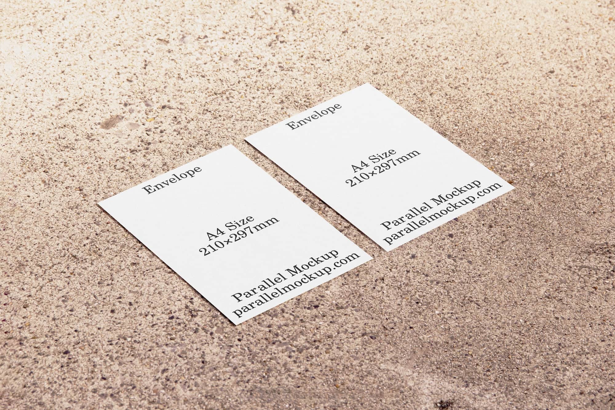 Envelope Mockup OF-A-39 Parallel Mockup