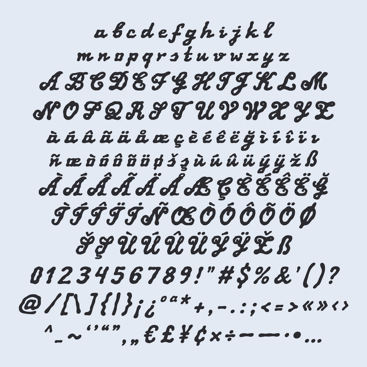 Fever Dream Surreal Handwritten Sans Victoria Strukovskaya
