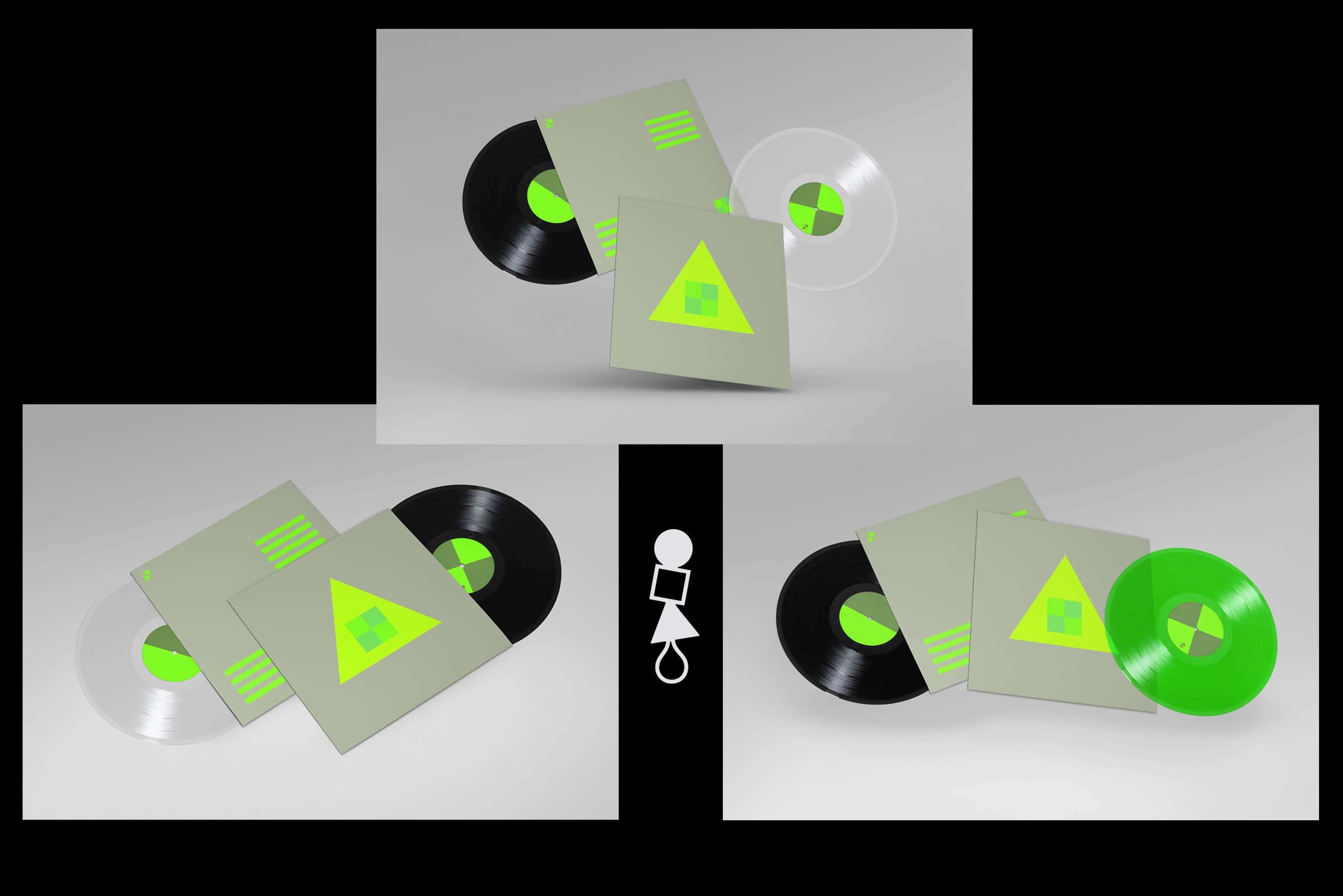 Floating Vinyl Mockup Glue Lab