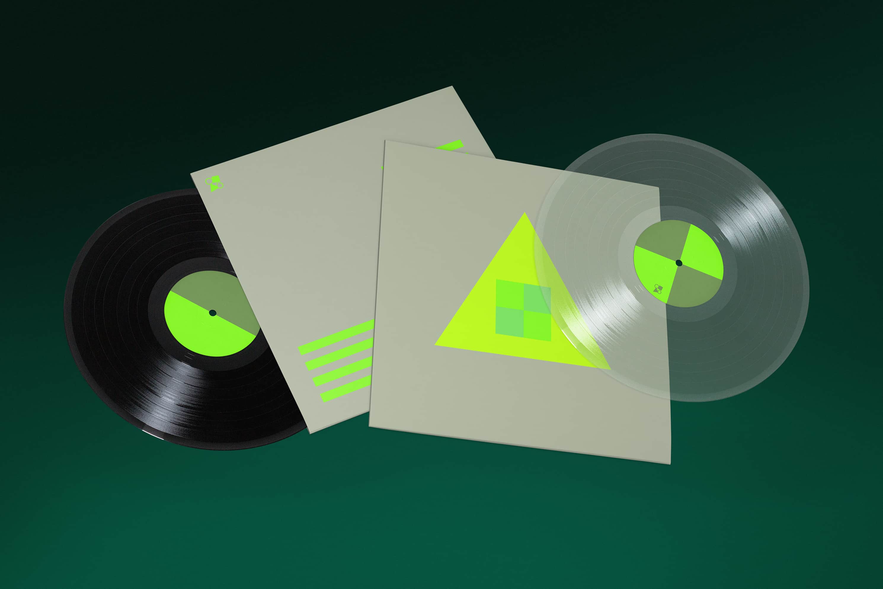 Floating Vinyl Mockup Glue Lab