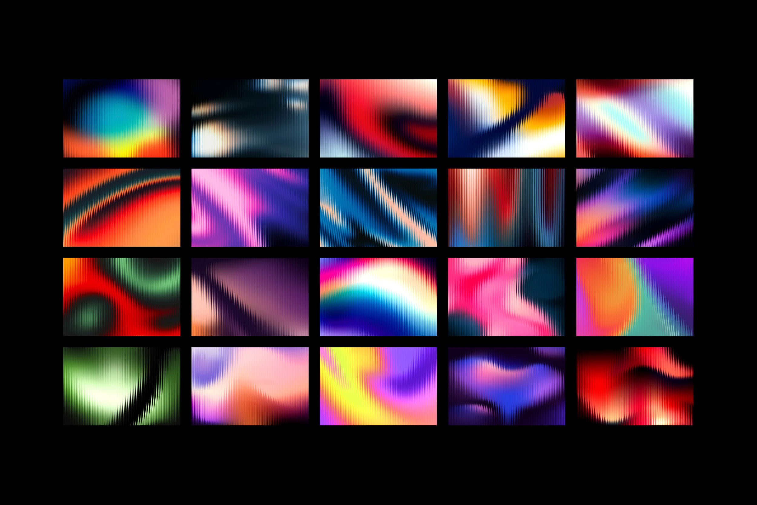 Fractal Glass Gradients