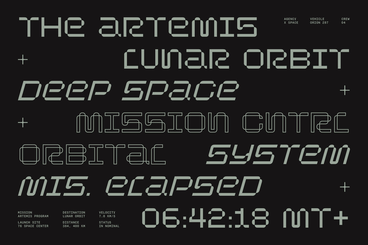 TNSC Aspek Typeface The Native Saint Club