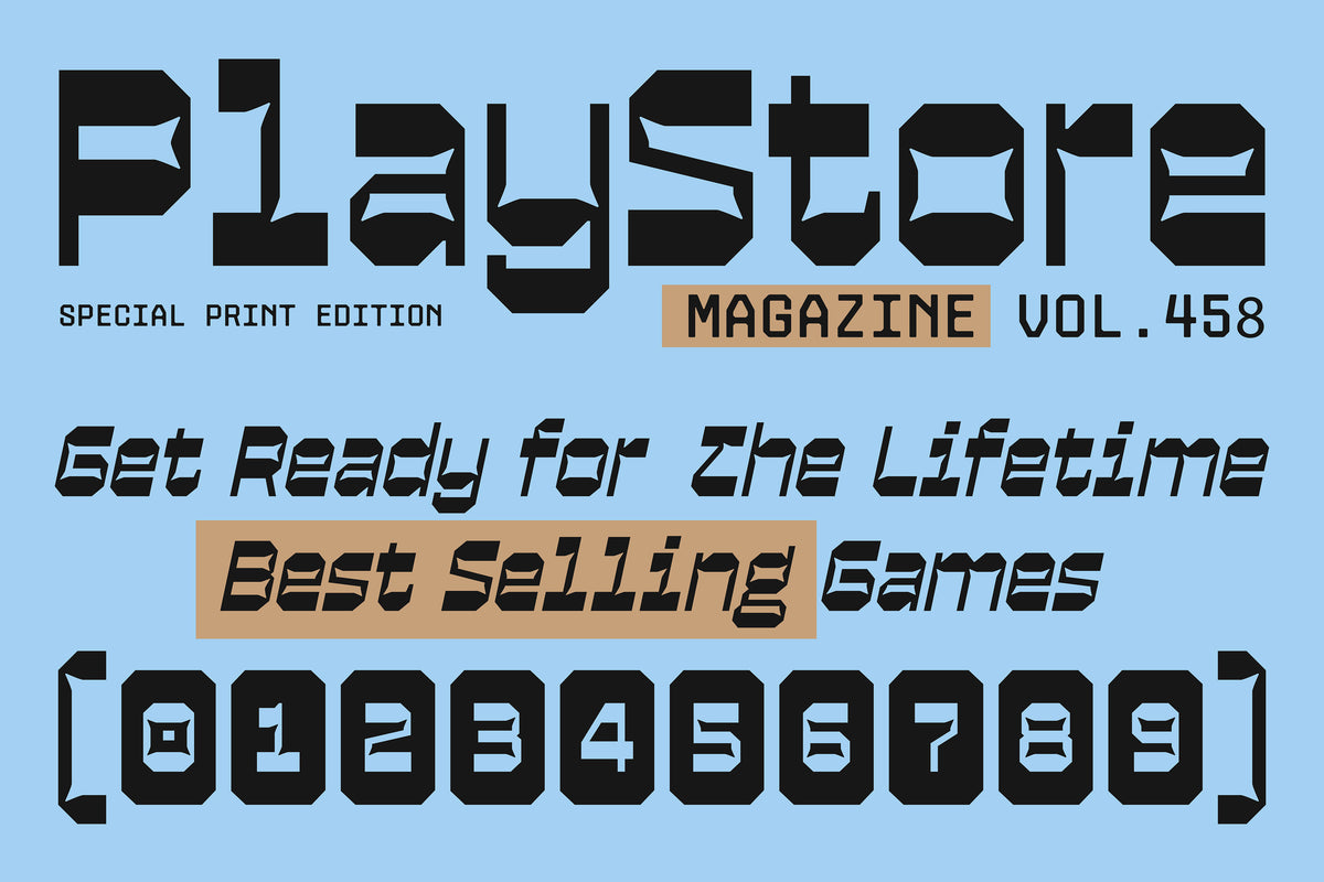 TNSC Orbyx Systm Typeface The Native Saint Club