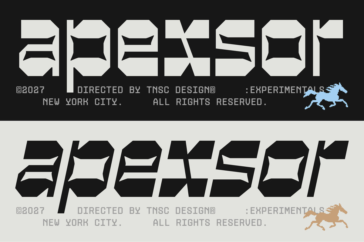 TNSC Orbyx Systm Typeface The Native Saint Club