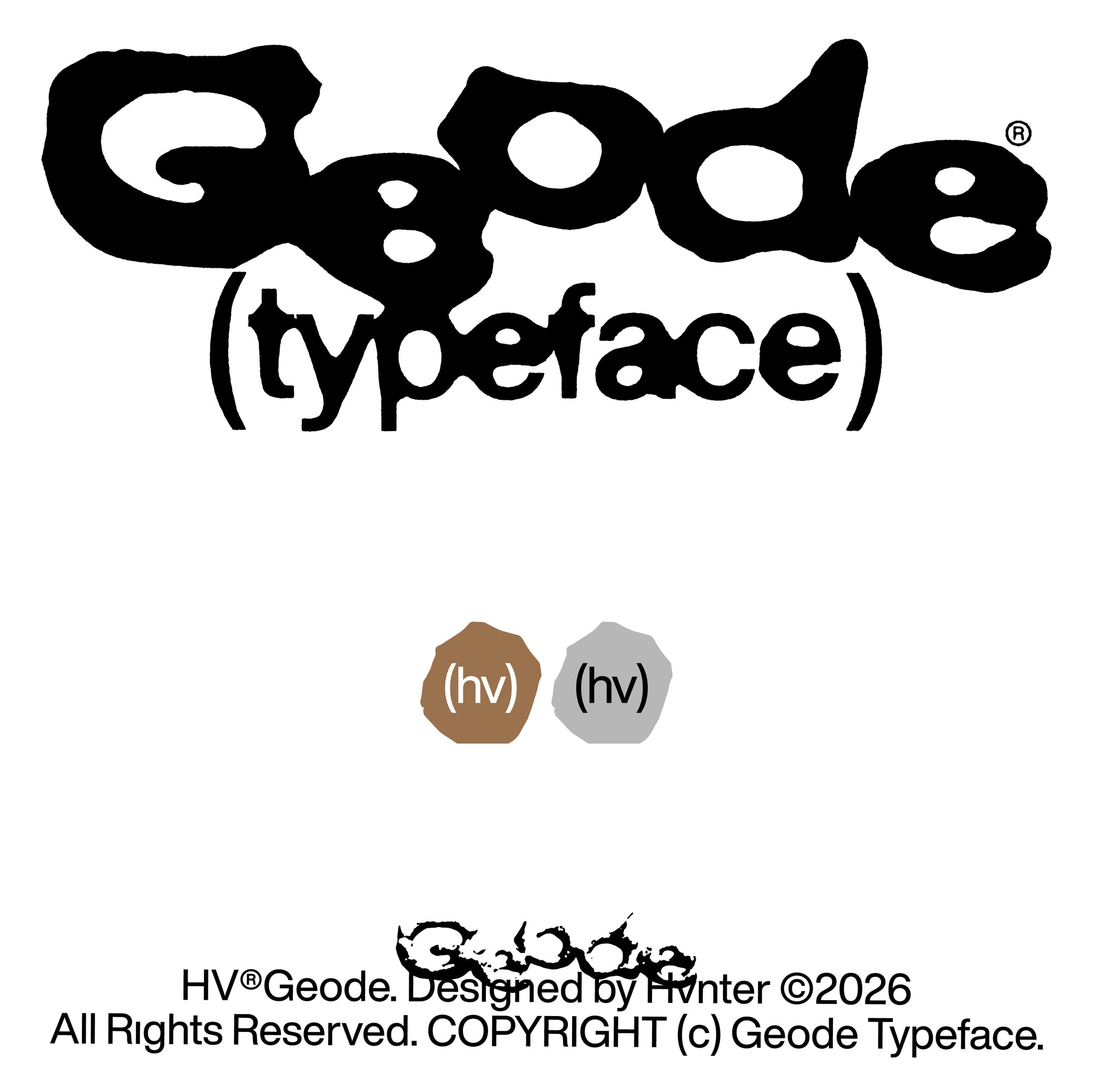 Geode Typeface hvnter