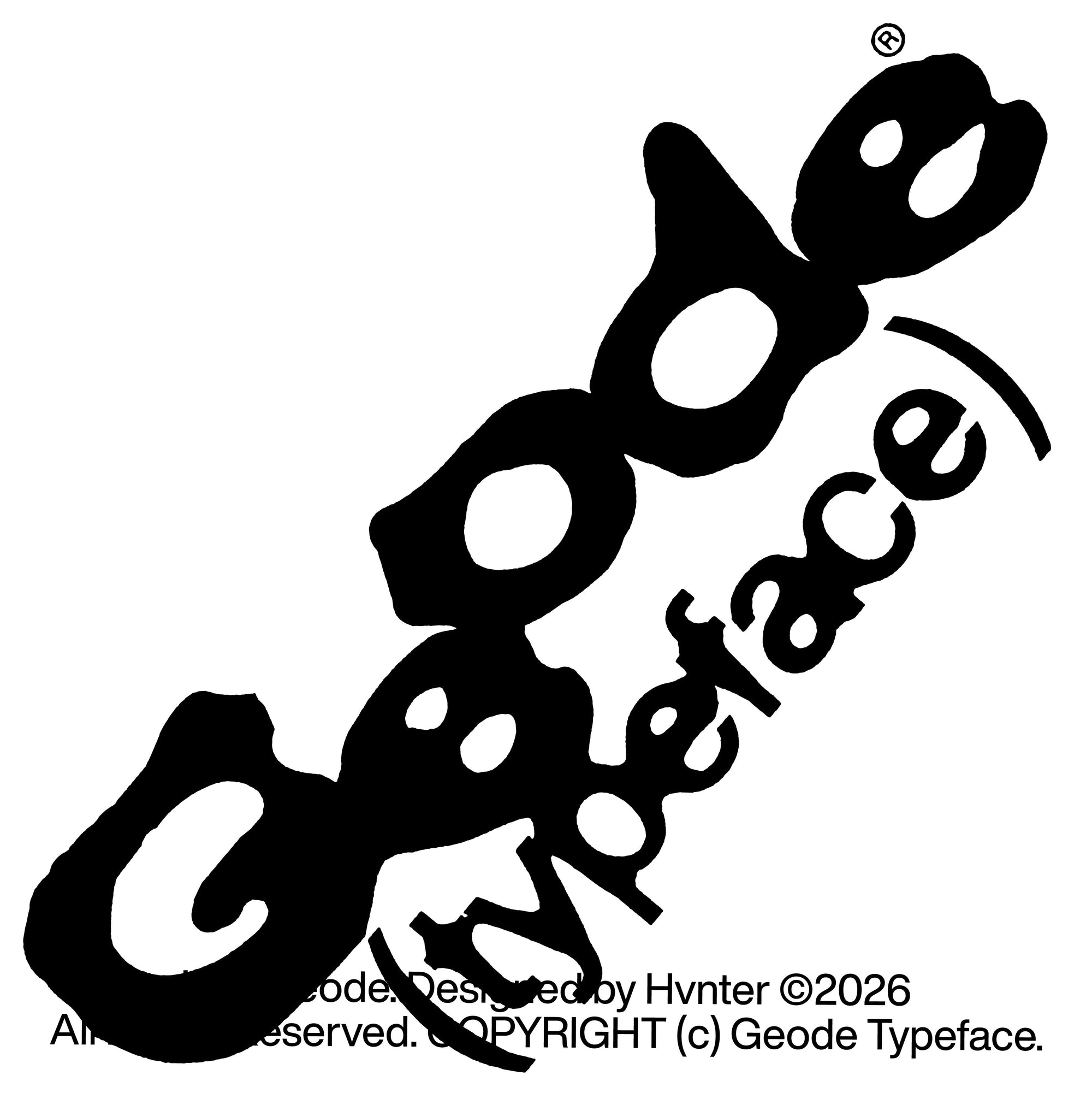 Geode Typeface hvnter