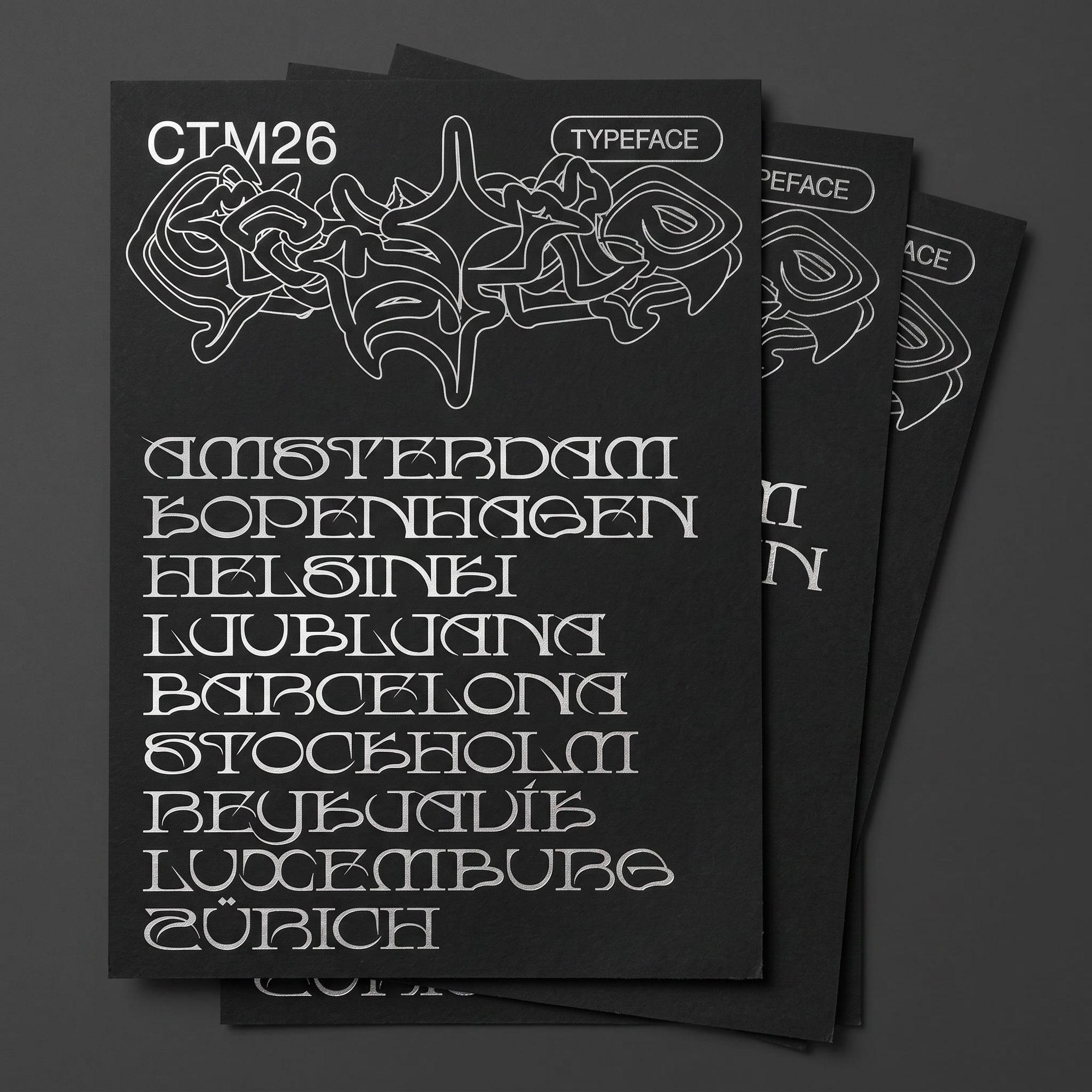 CTM26 Typeface Jules Bigot