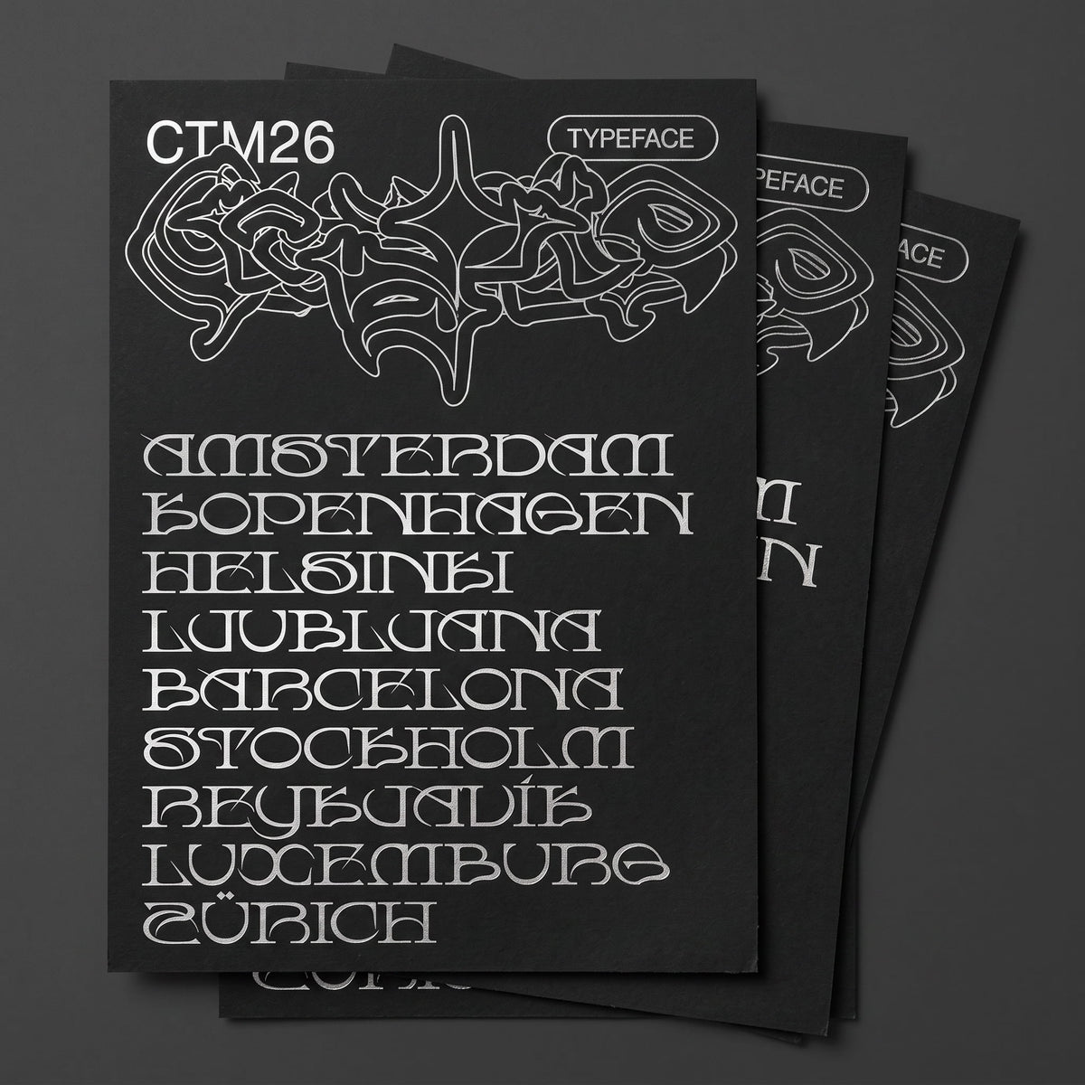 CTM26 Typeface Jules Bigot
