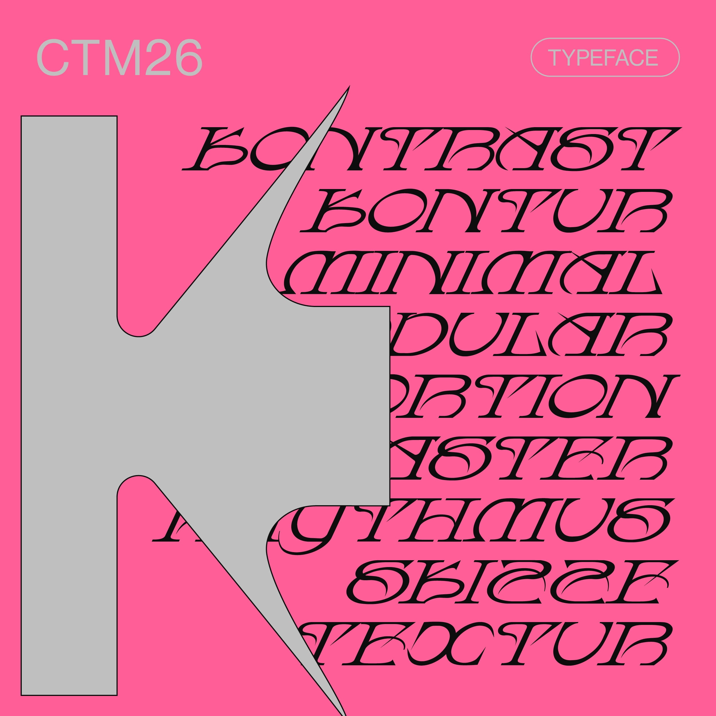 CTM26 Typeface Jules Bigot