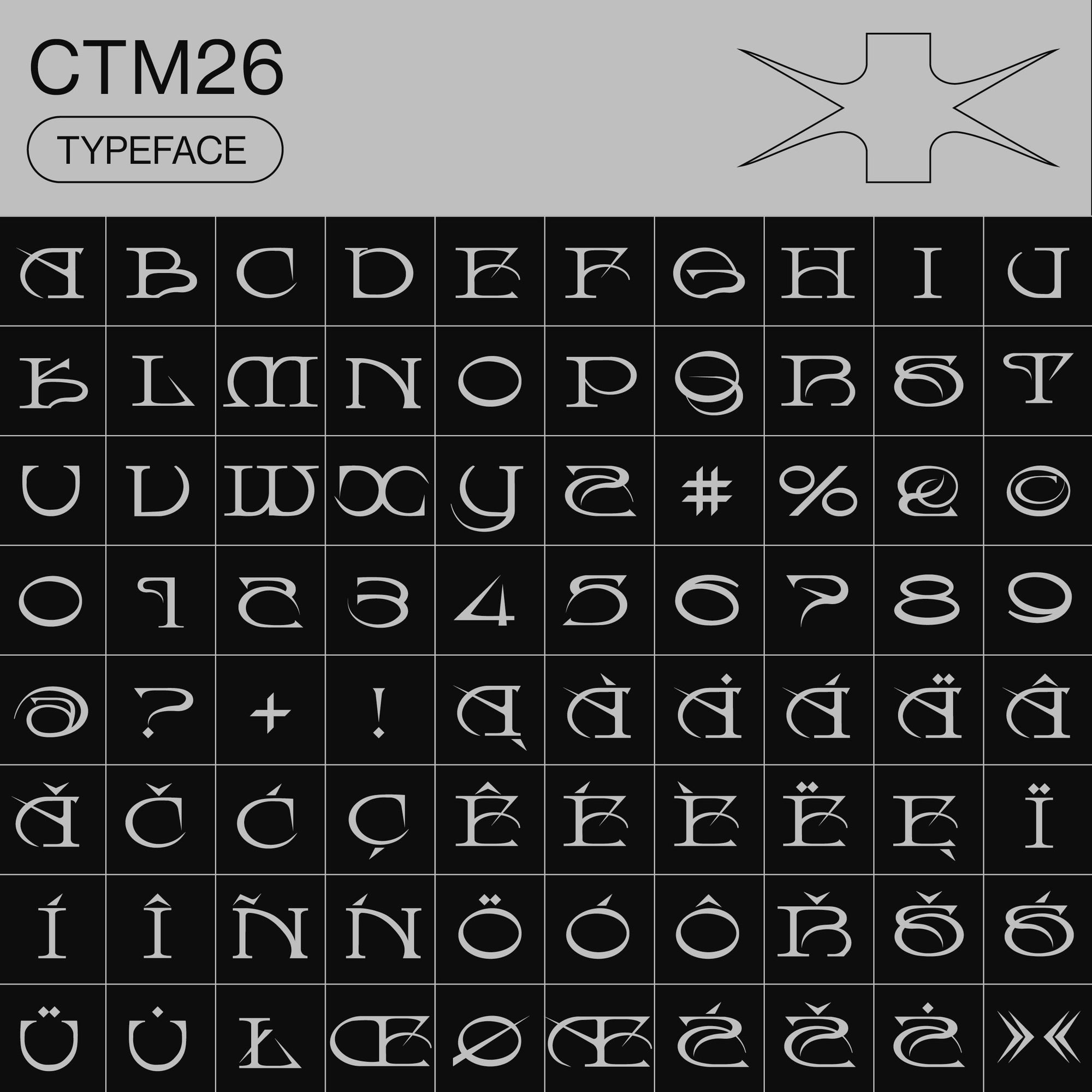 CTM26 Typeface Jules Bigot