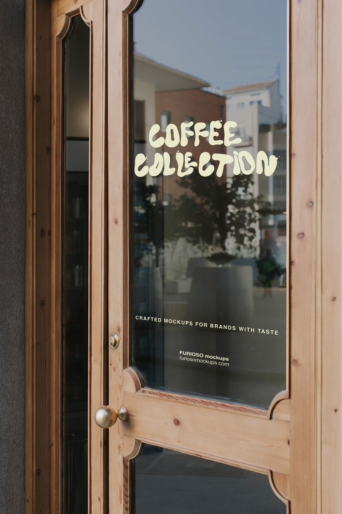 Glass Door Mockup 02CC Furioso Mockups