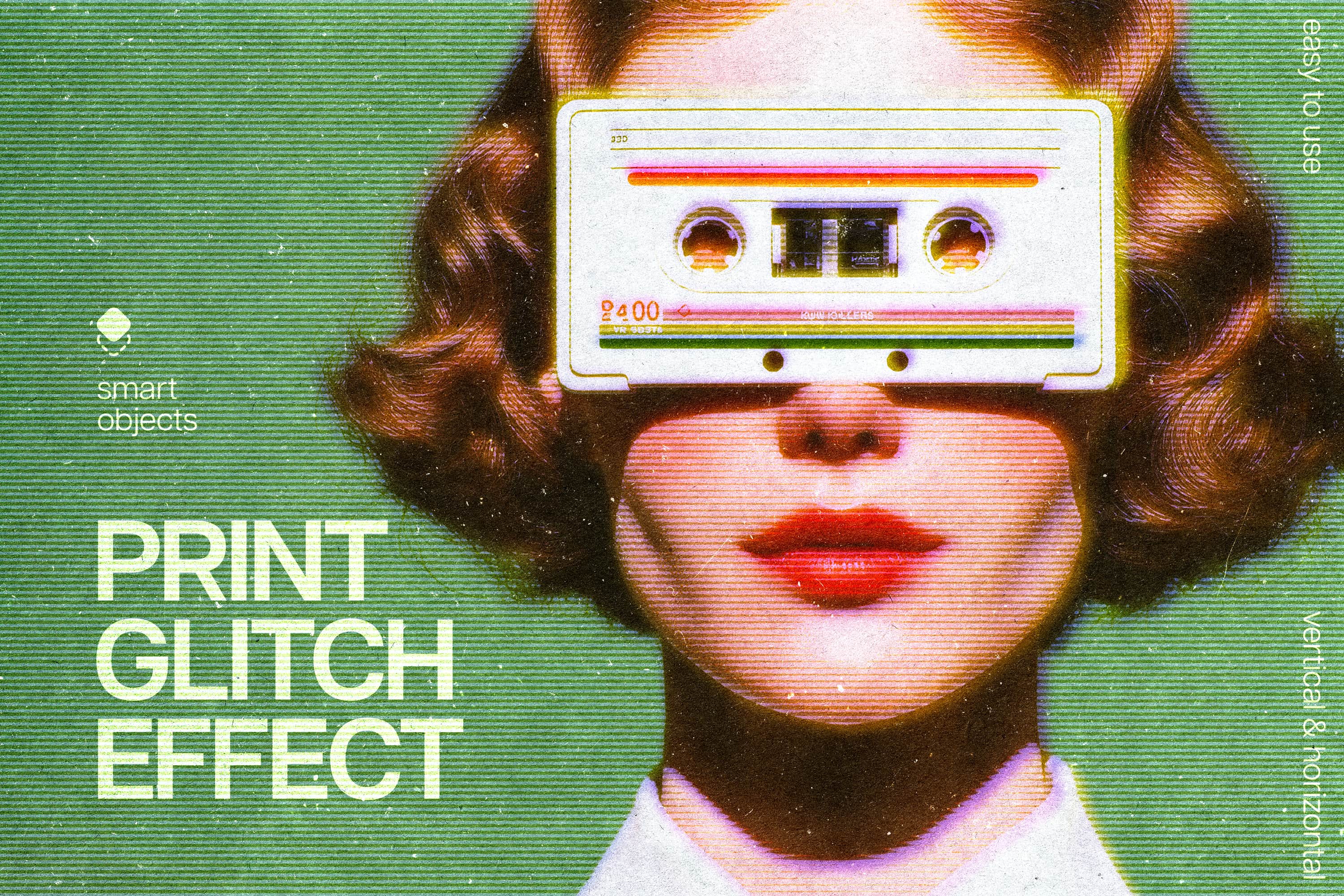 Glitch Print Effect Pixelbuddha