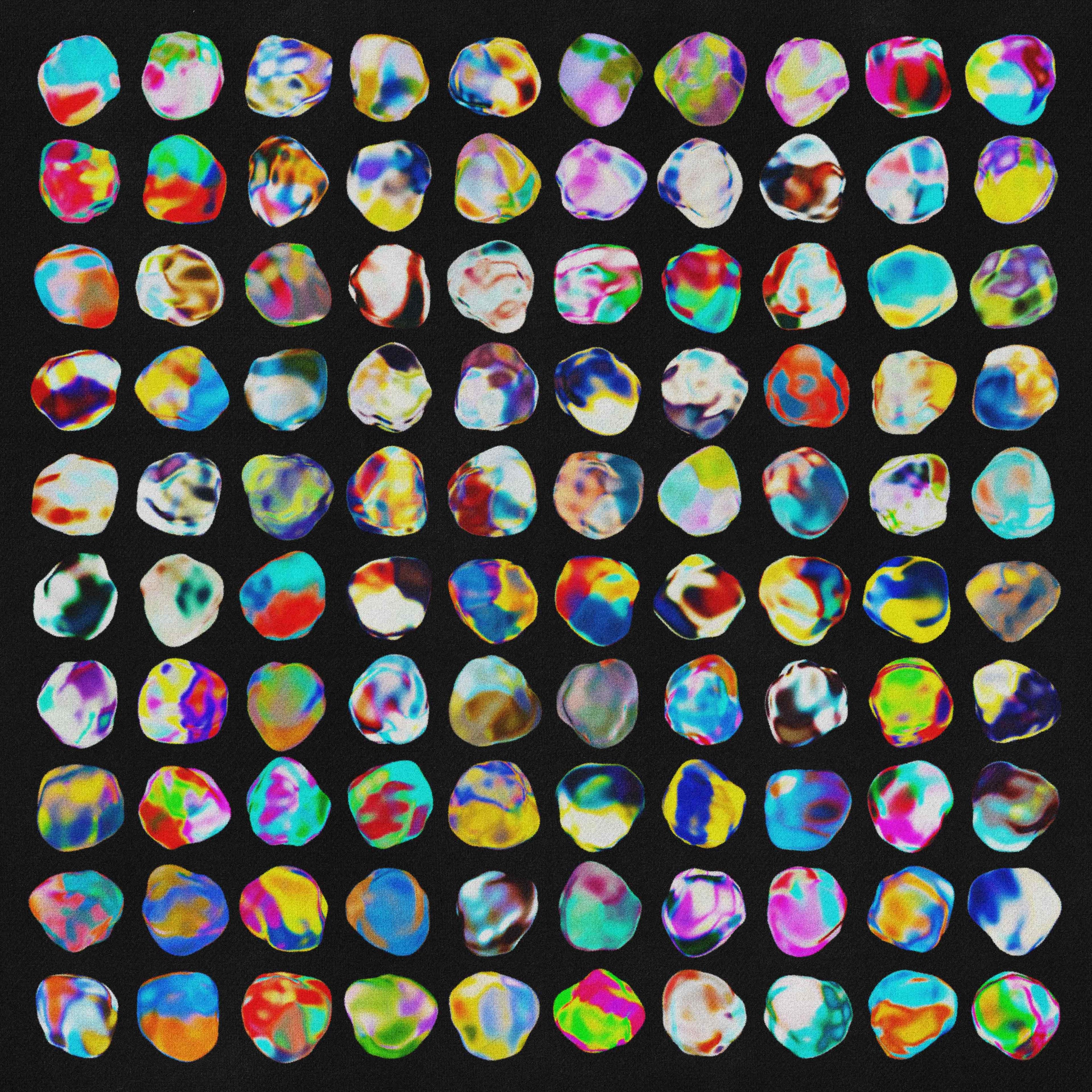 Globs Asset Pack (Vol.1) Abstract Mineral Graphics Jason Santos