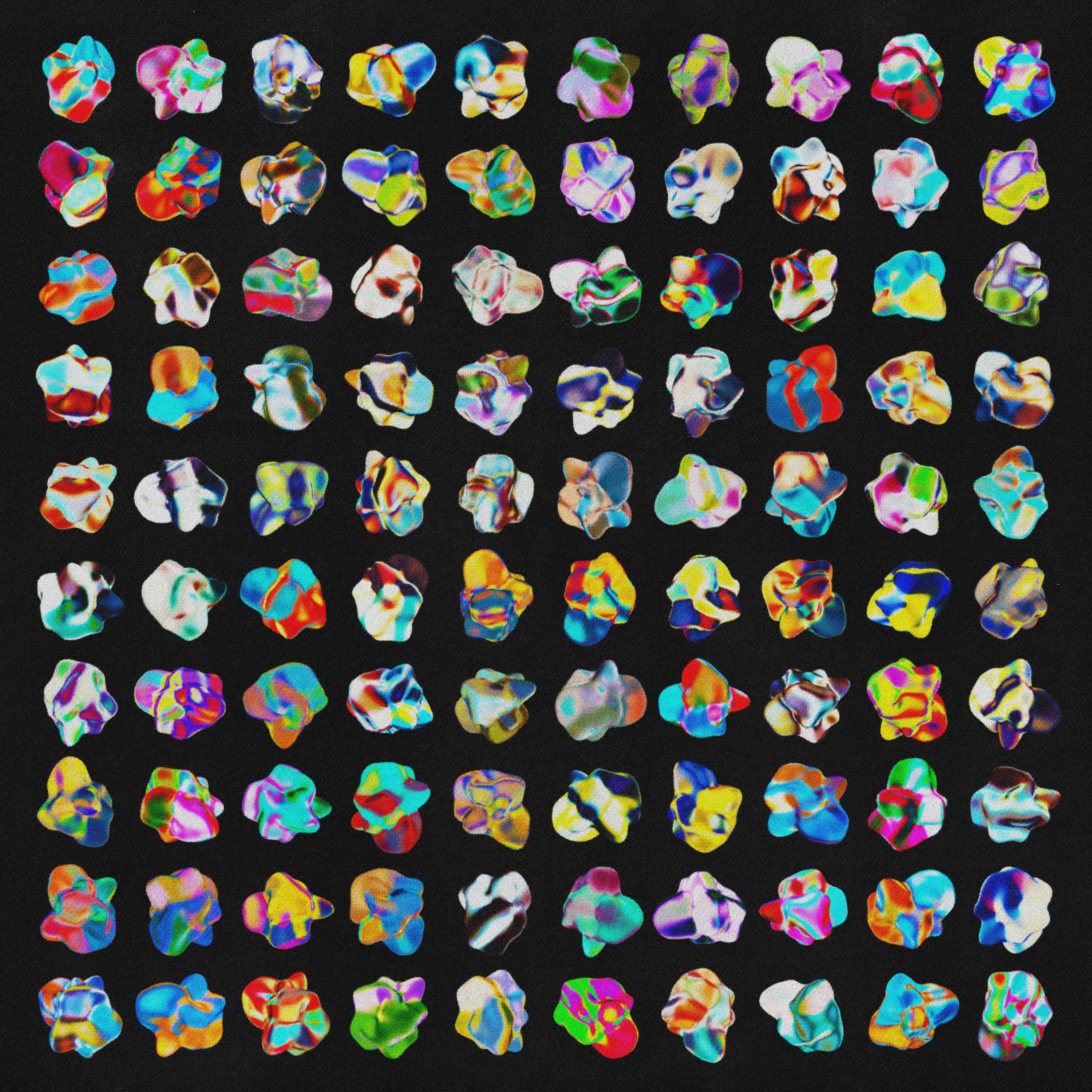 Globs Asset Pack (Vol.3) Metallic Blob Graphics Jason Santos