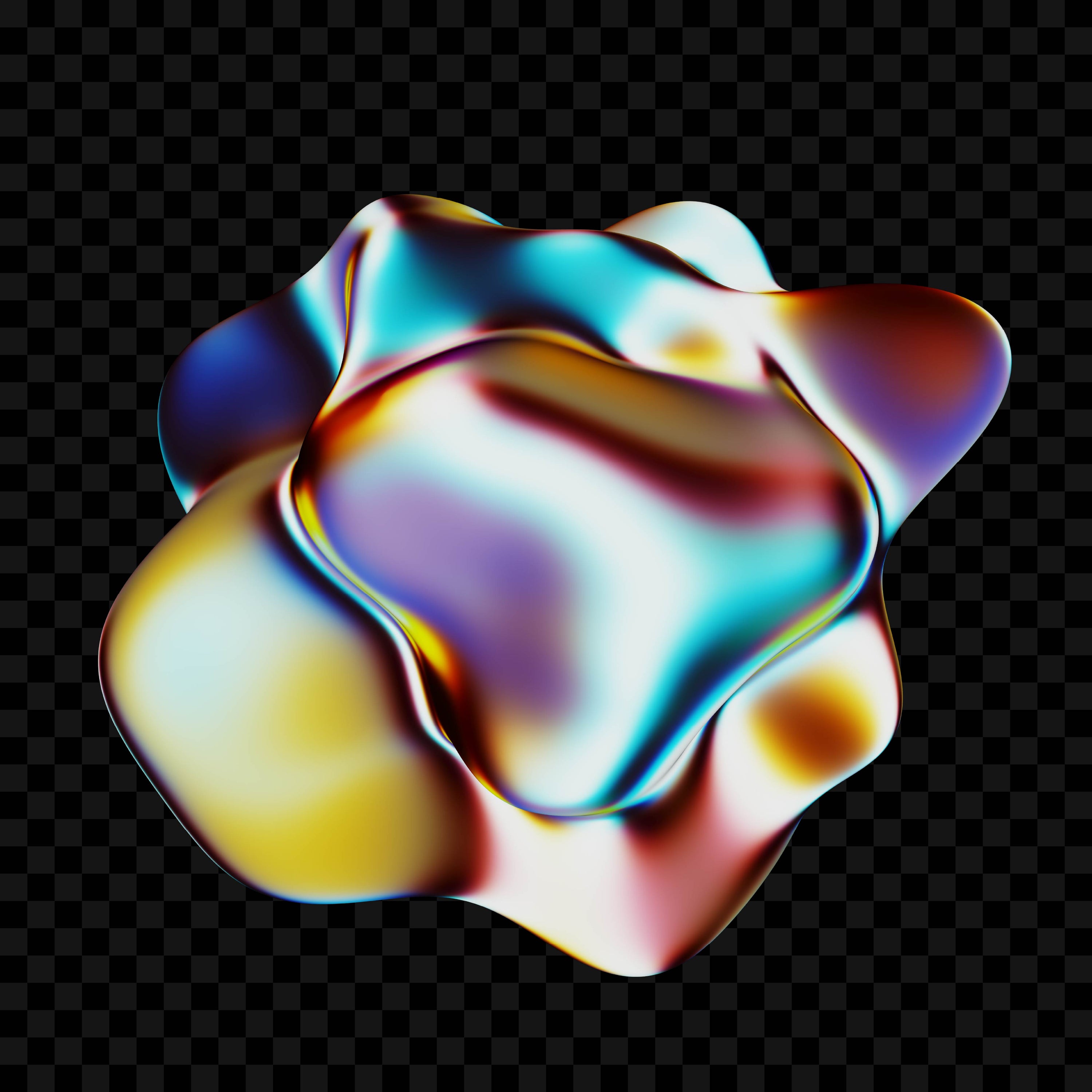 Globs Asset Pack (Vol.3) Metallic Blob Graphics Jason Santos