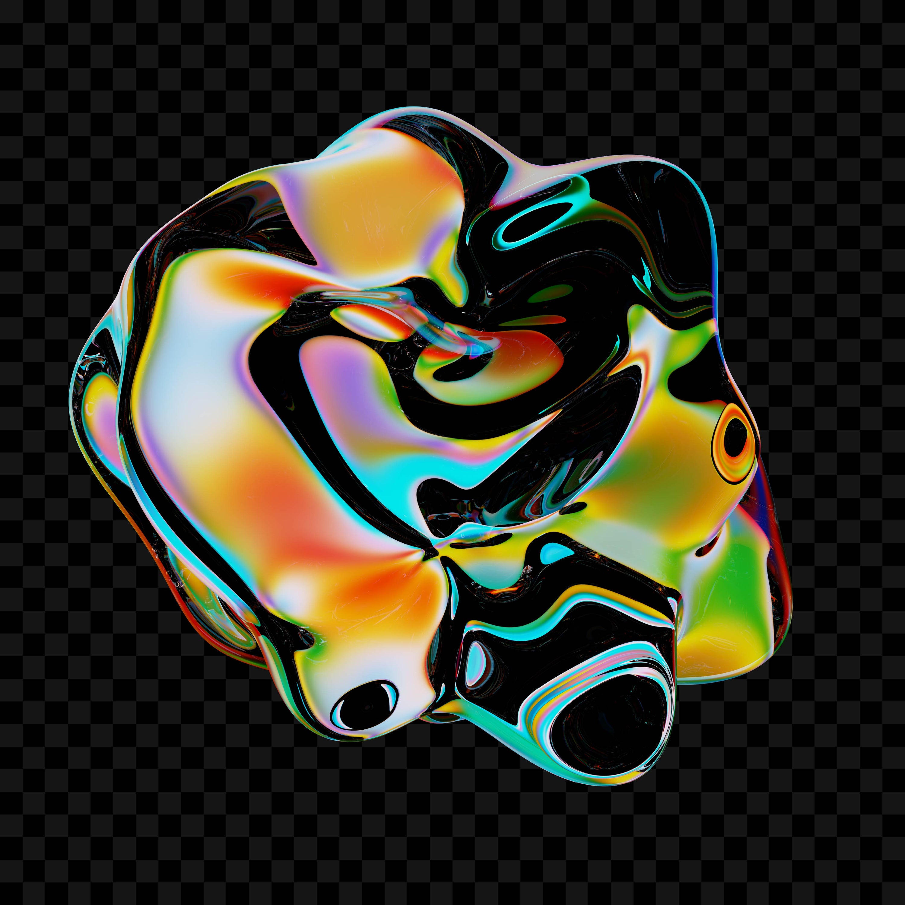 Globs Asset Pack (Vol.4) Glass Blob 3D Graphics Jason Santos