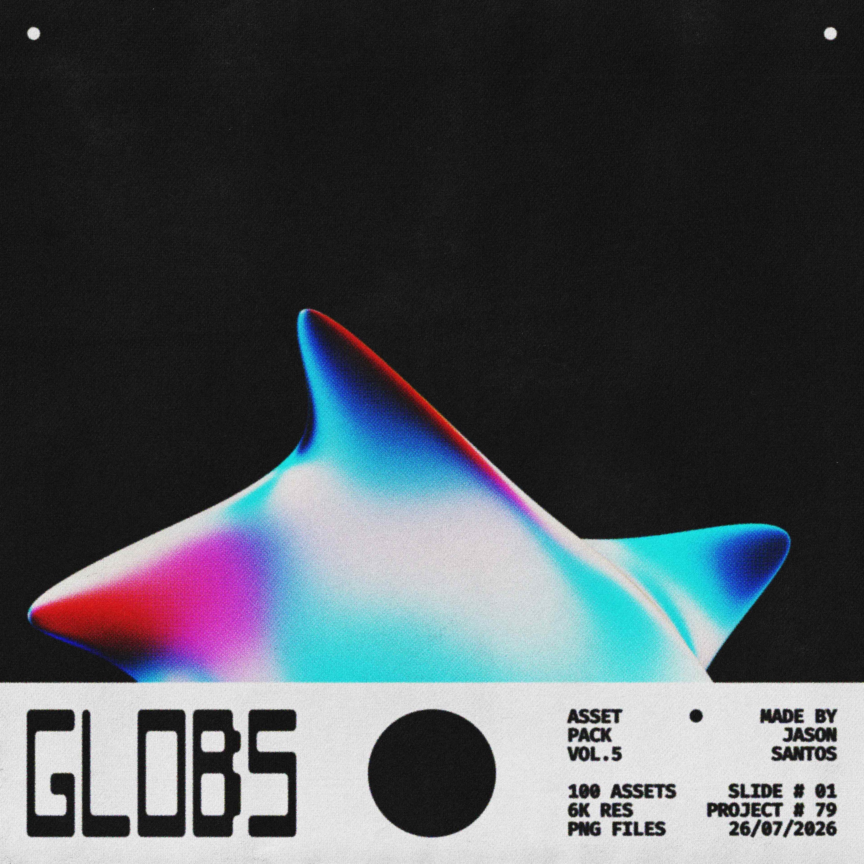 Globs Asset Pack (Vol.5) Geometric Starburst Graphics Jason Santos