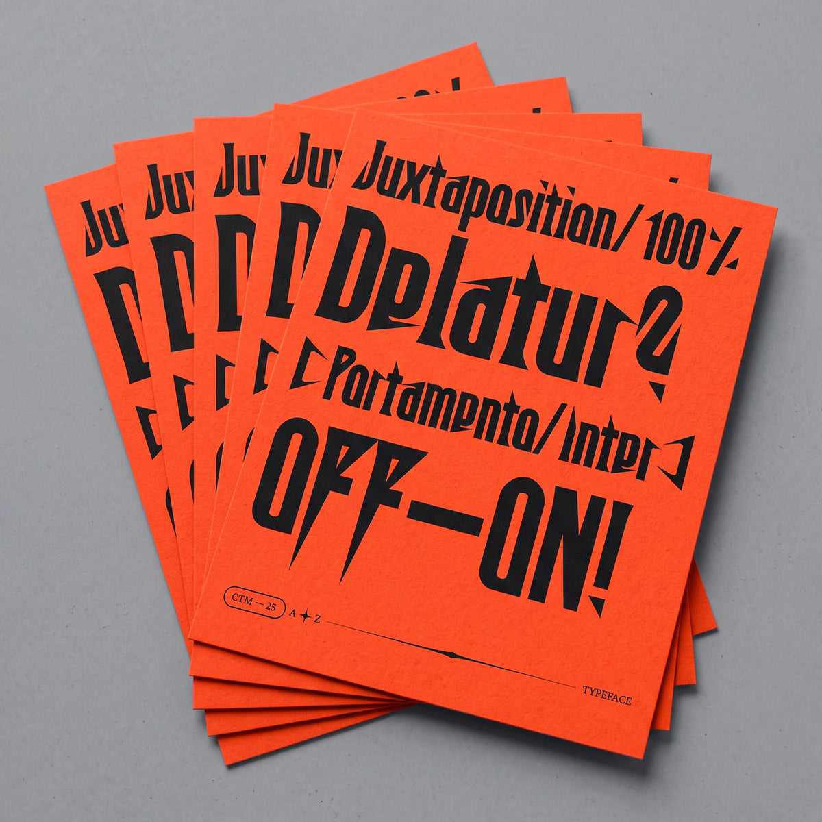CTM25 Typeface VOJD