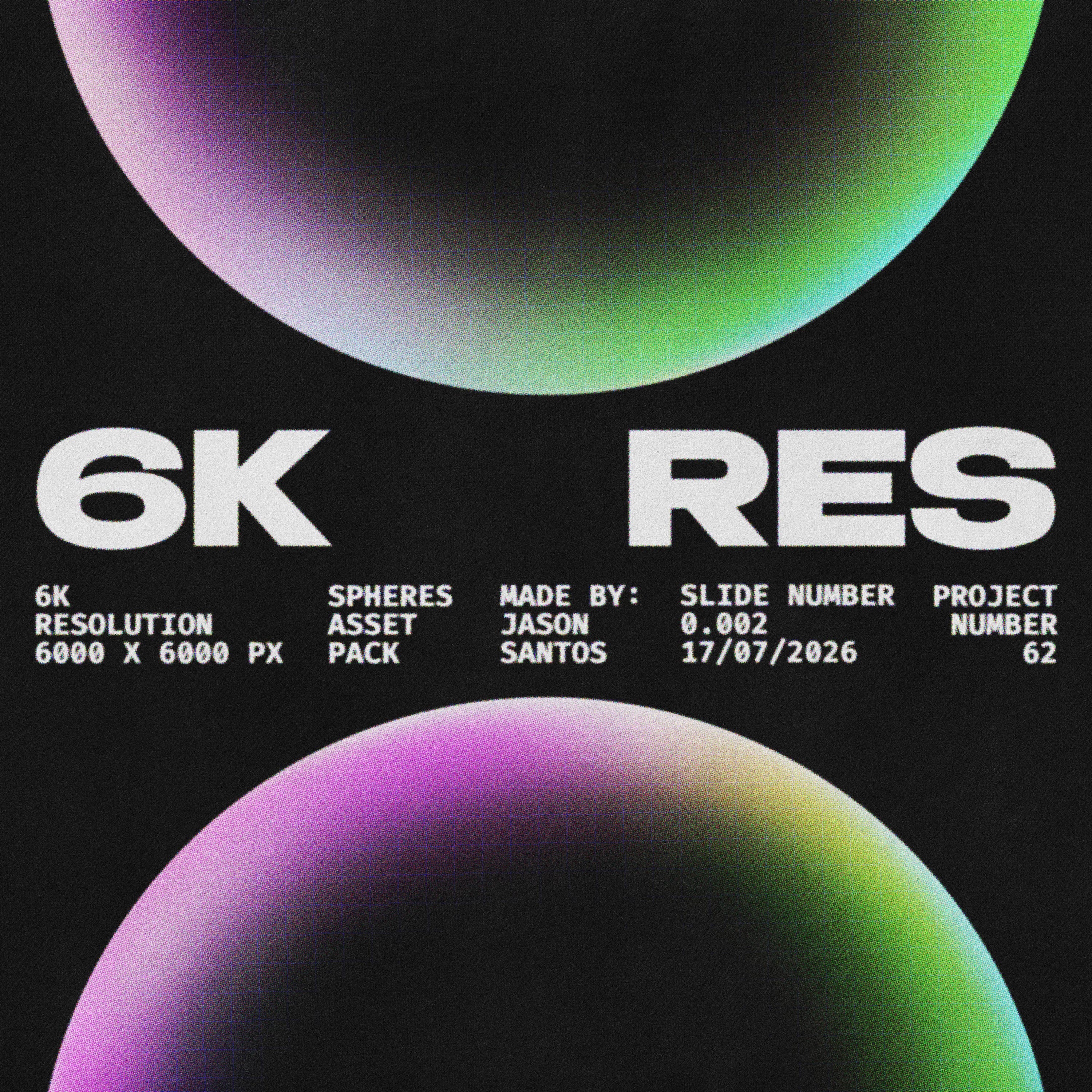 Gradient Glowing Spheres Asset Pack Jason Santos
