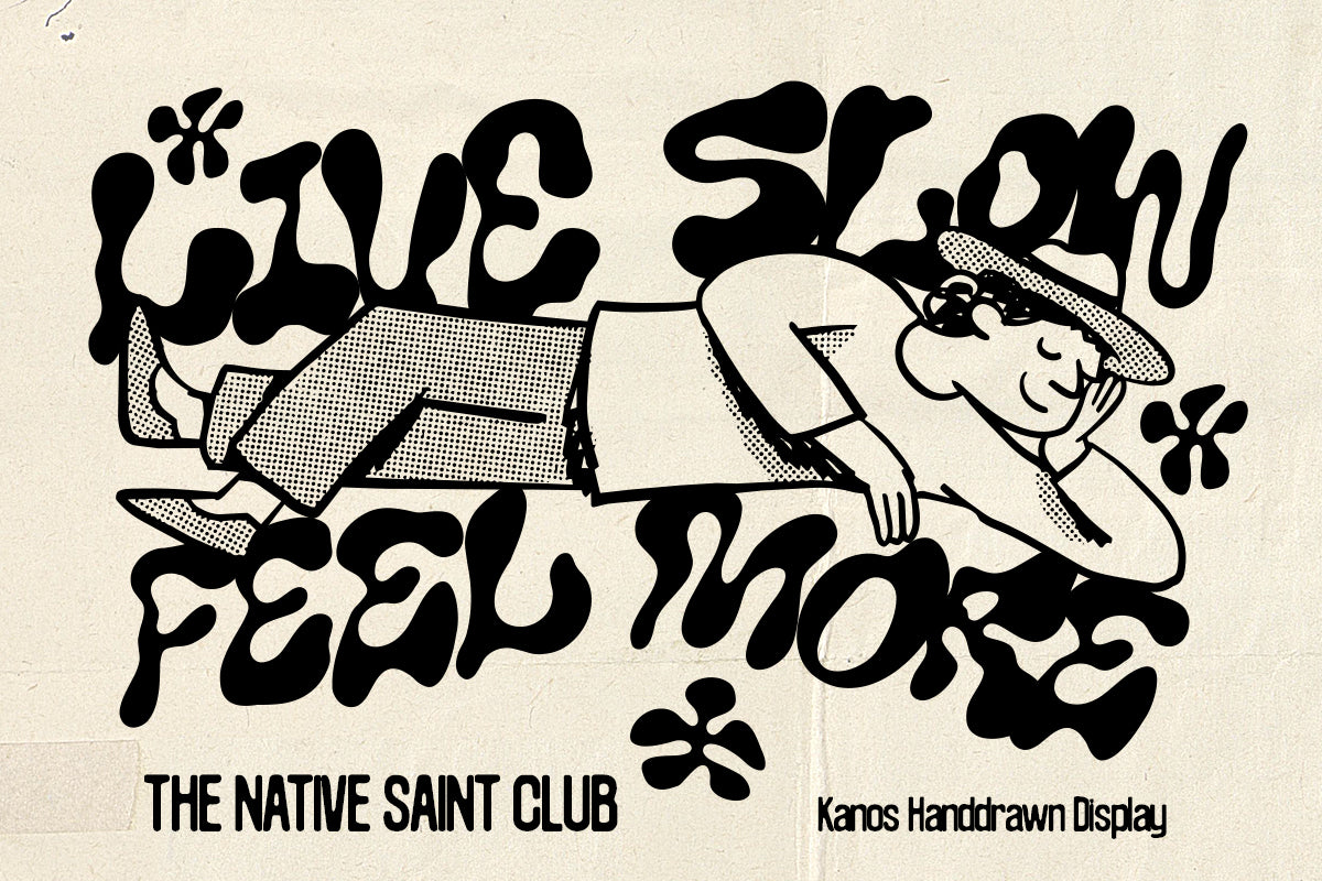 Kanos Typeface The Native Saint Club