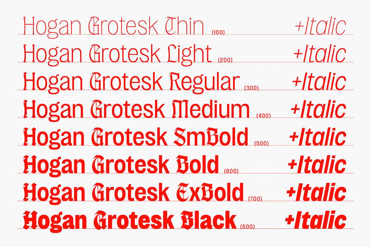 K73 Hogan Grotesk K73 Type Foundry