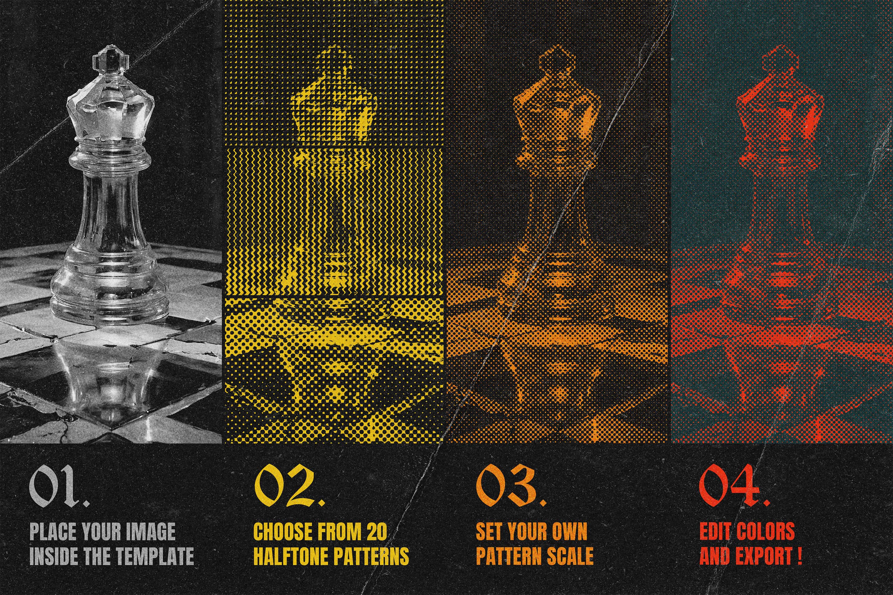 Halftone Effects Creator Pixelbuddha