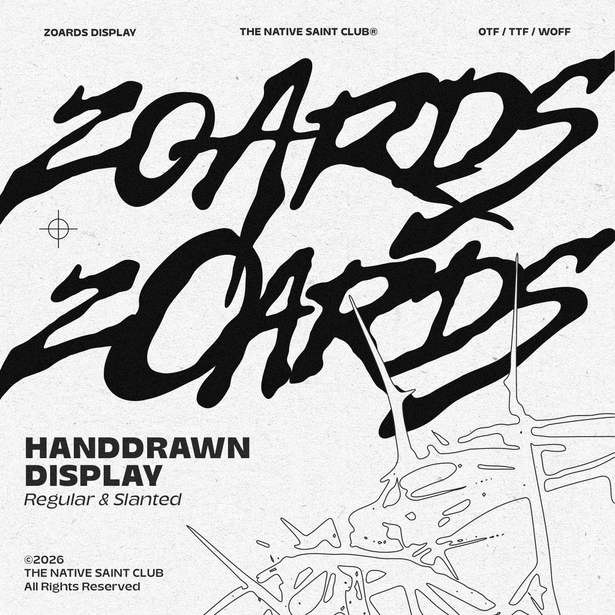Zoards Typeface TNSC The Native Saint Club
