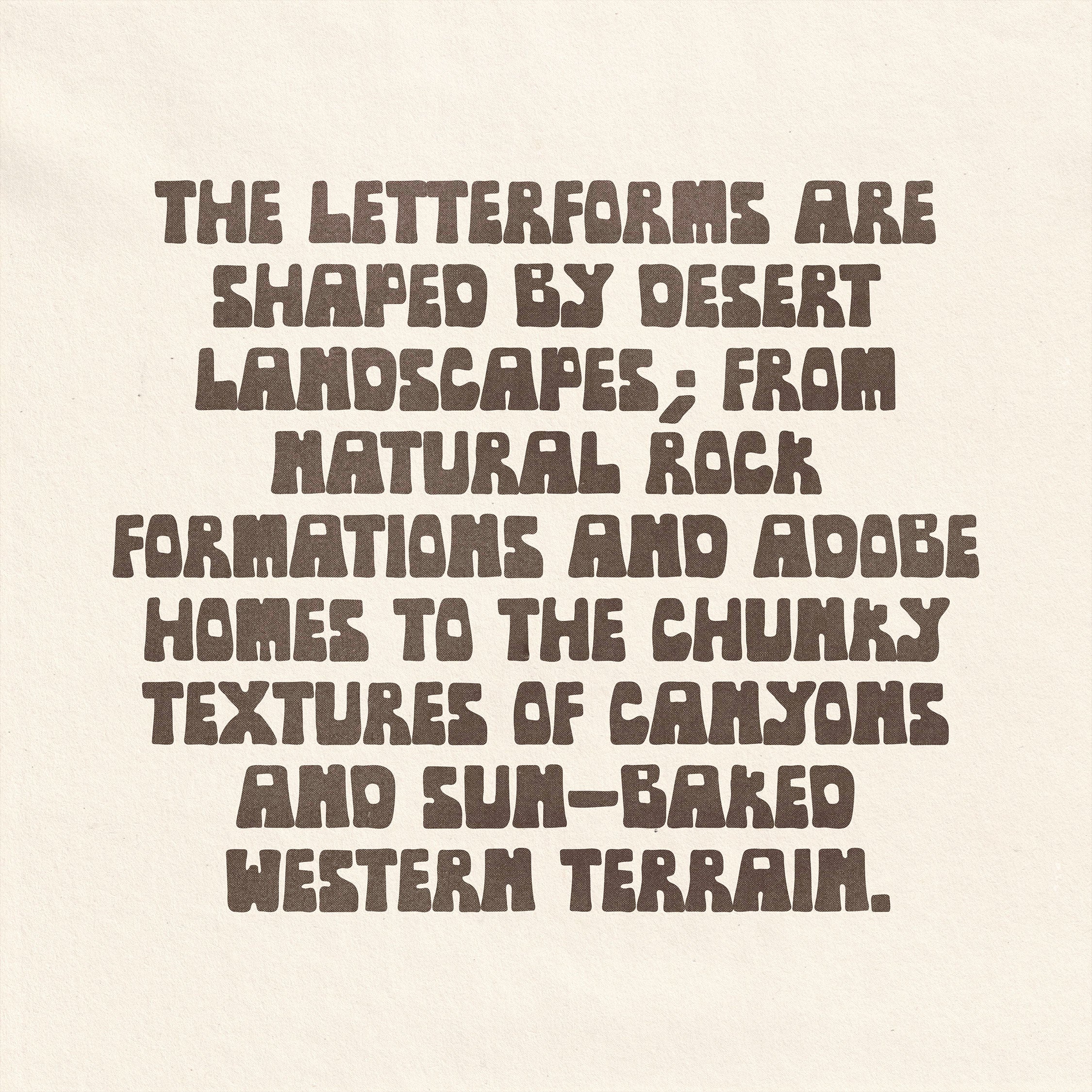 Canyon Hand Drawn Western Font Madeline O'Donoghue