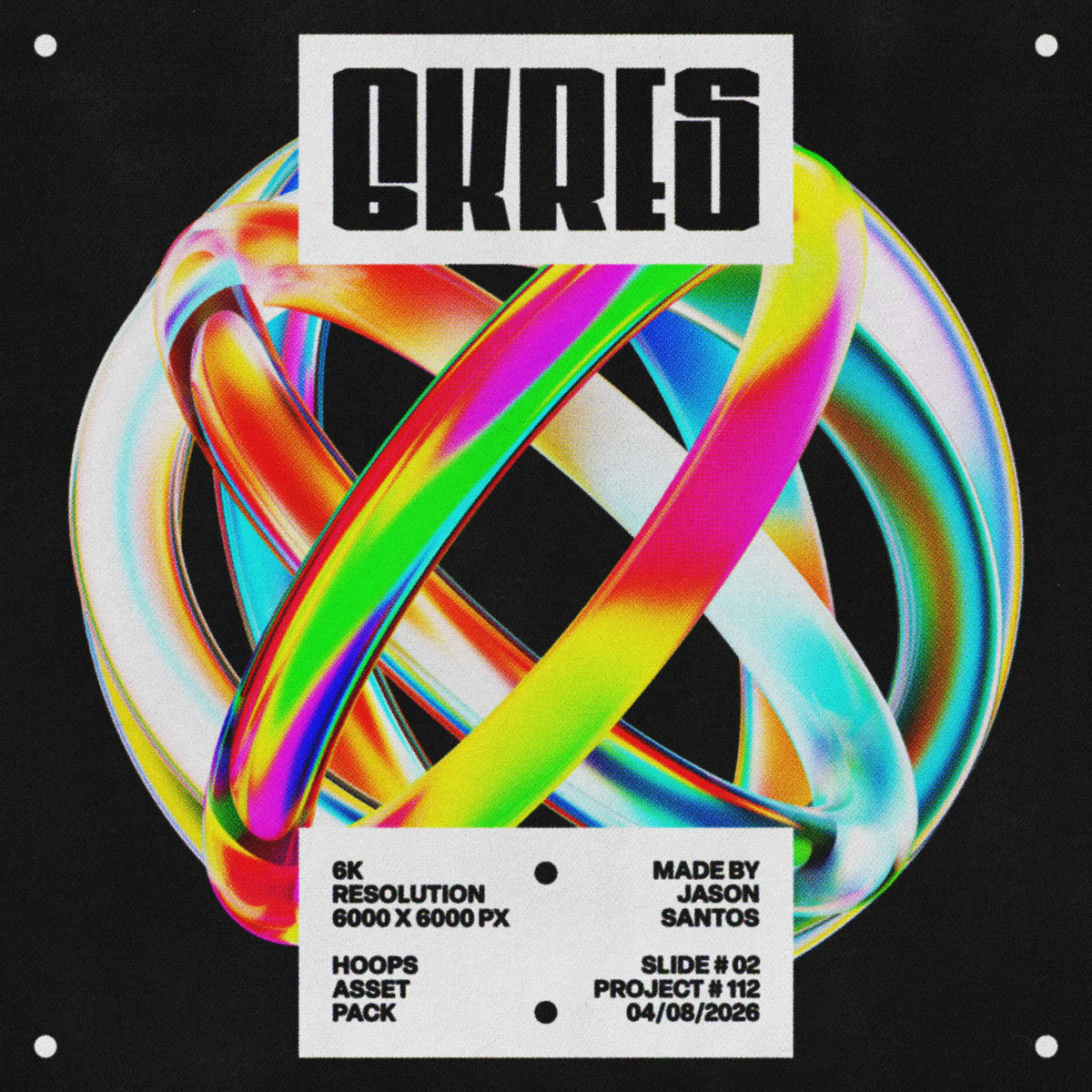 Hoops Asset Pack (Vol.5) Iridescent Glass Loops Jason Santos