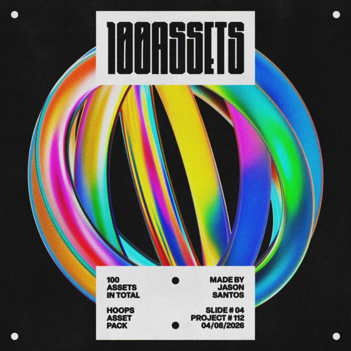 Hoops Asset Pack (Vol.5) Iridescent Glass Loops Jason Santos