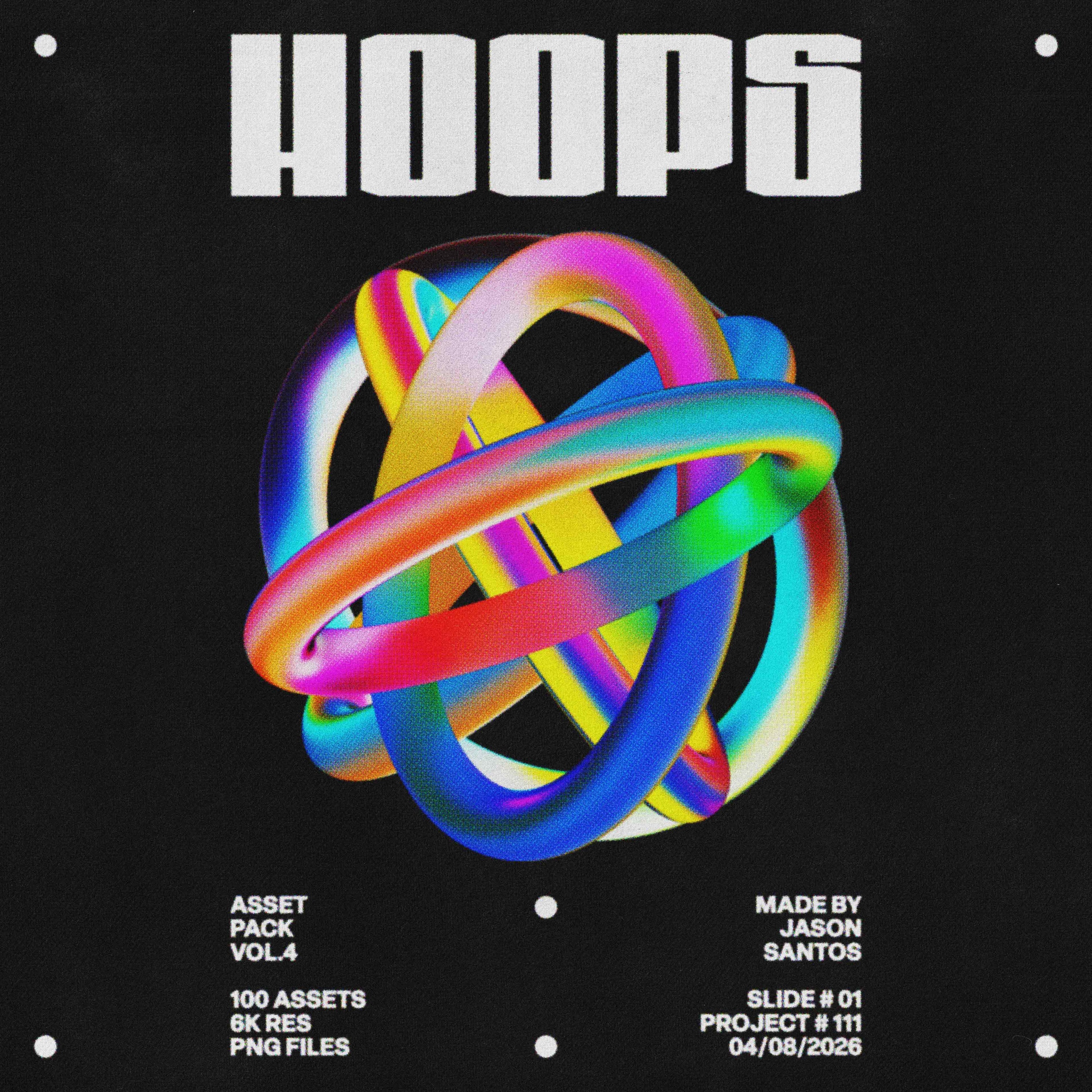 Hoops Asset Pack (Vol.4) Abstract Loop PNGs Jason Santos