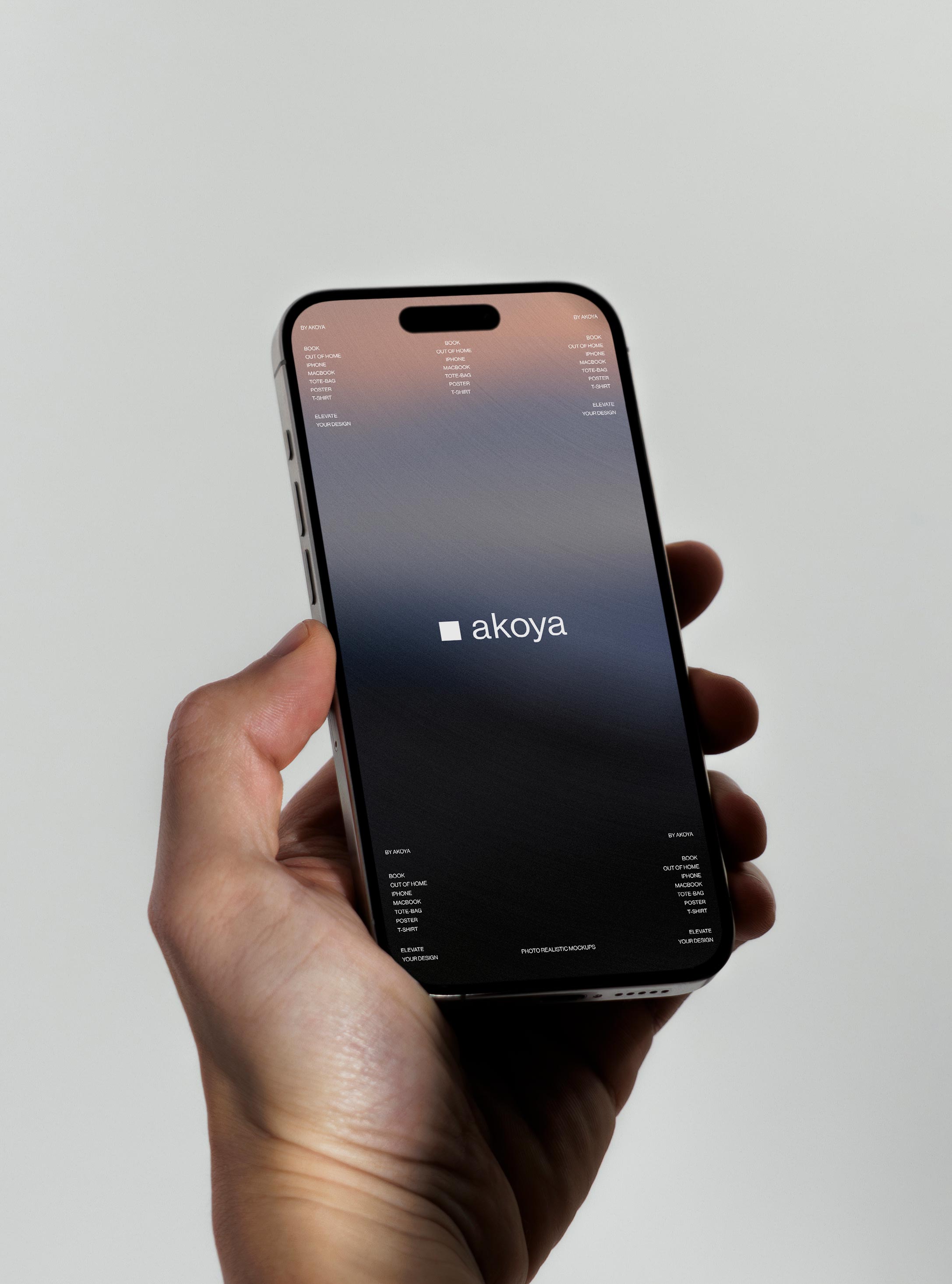 iPhone Mockup 034 Akoya Mockups