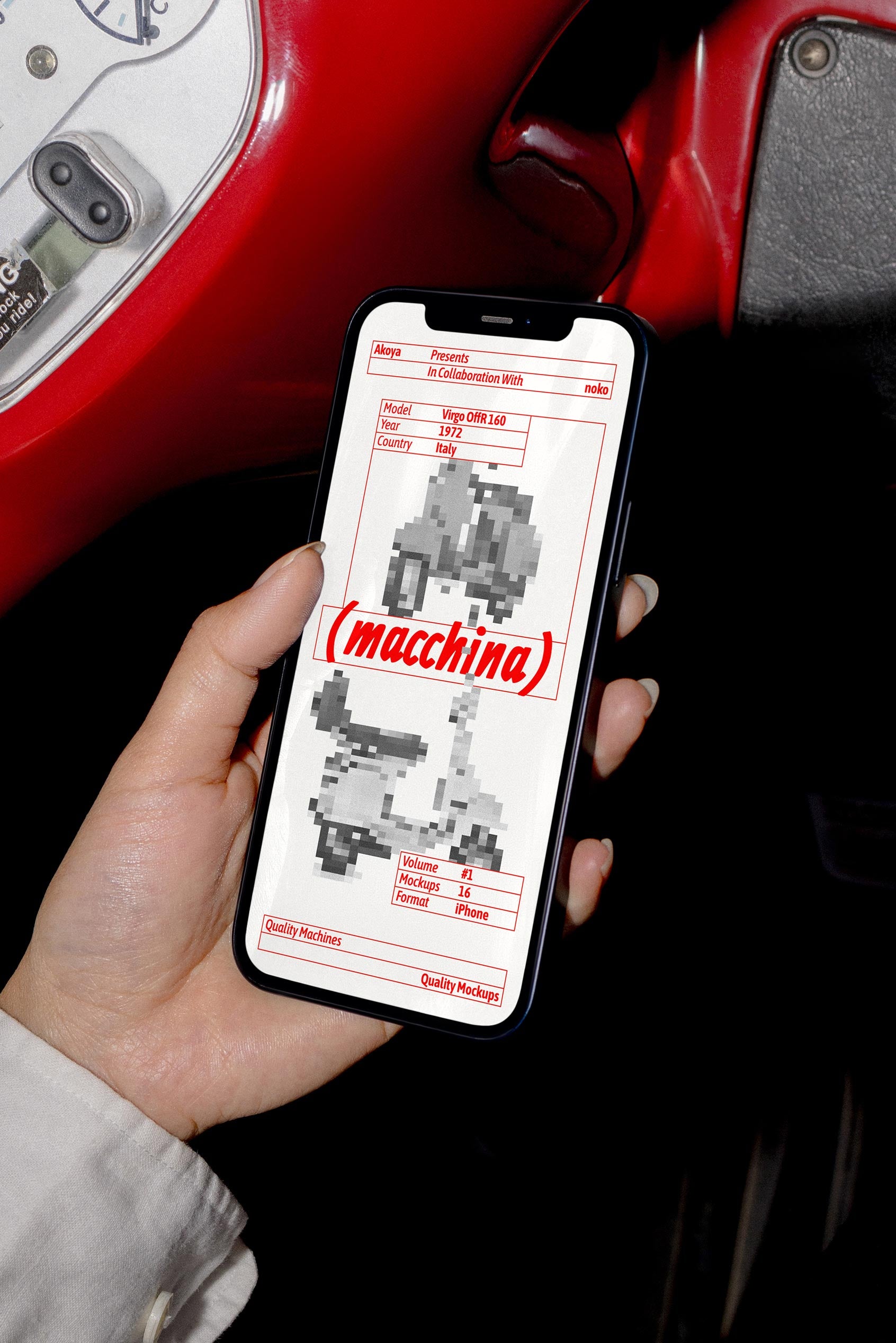 iPhone Mockup 052 Akoya Mockups