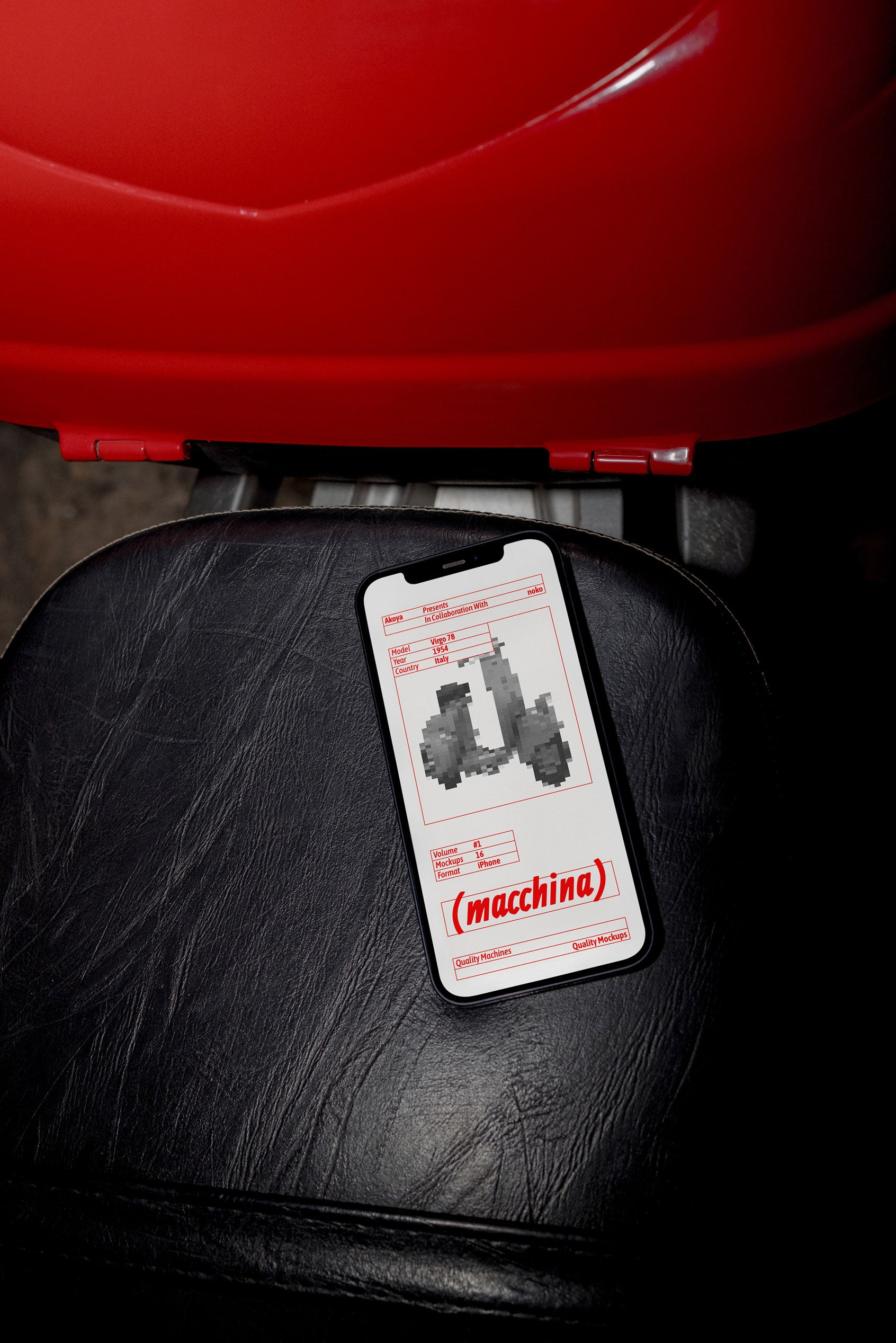 iPhone Mockup 053 Akoya Mockups