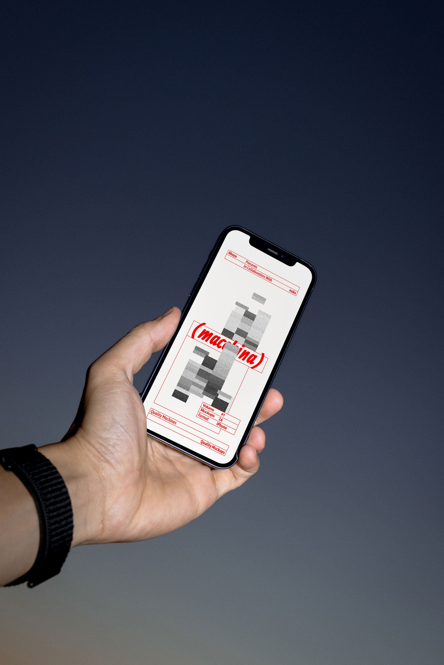 iPhone Mockup 055 Akoya Mockups