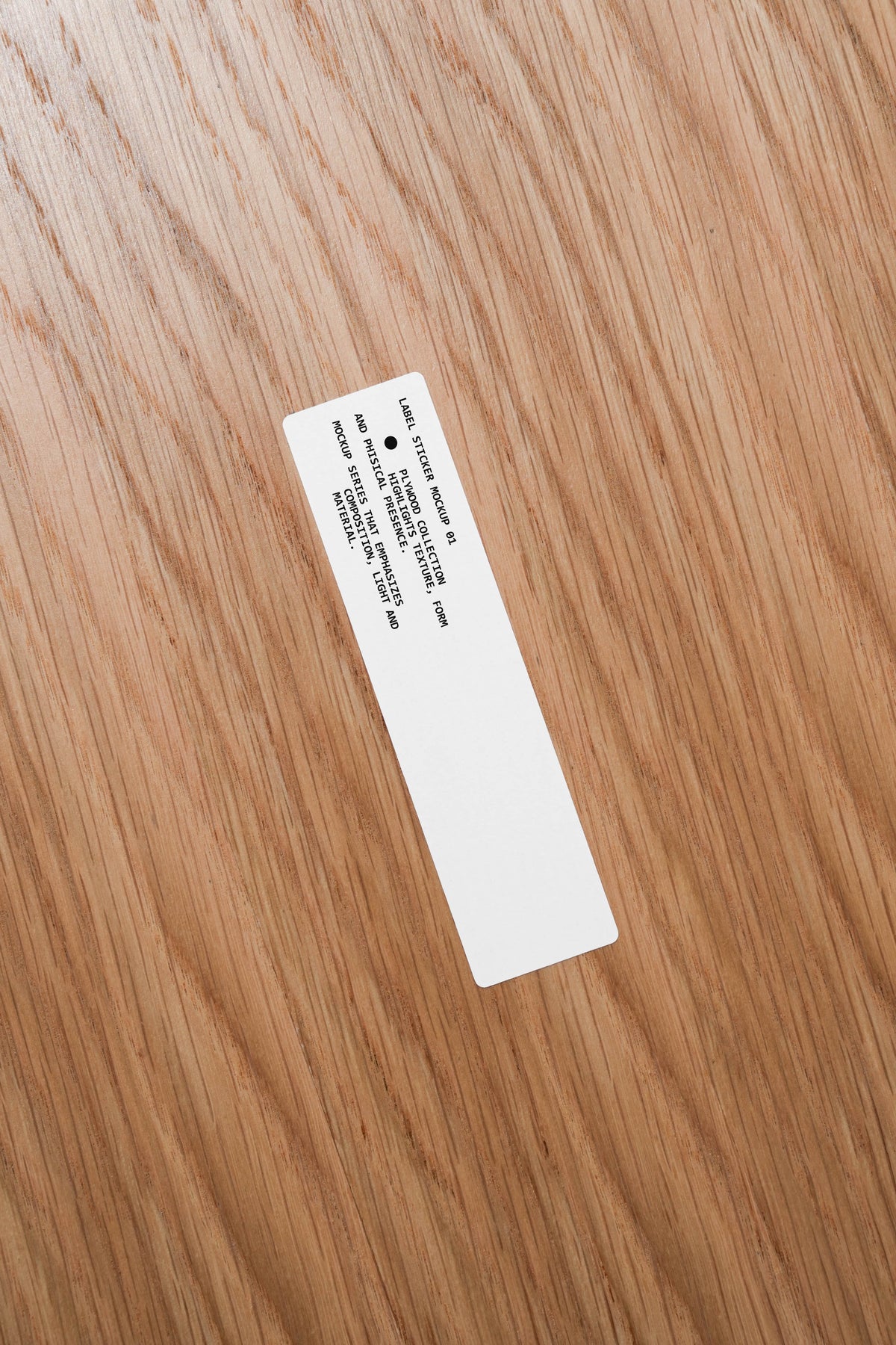 Label Sticker Mockup PW001 Just Form Mockups