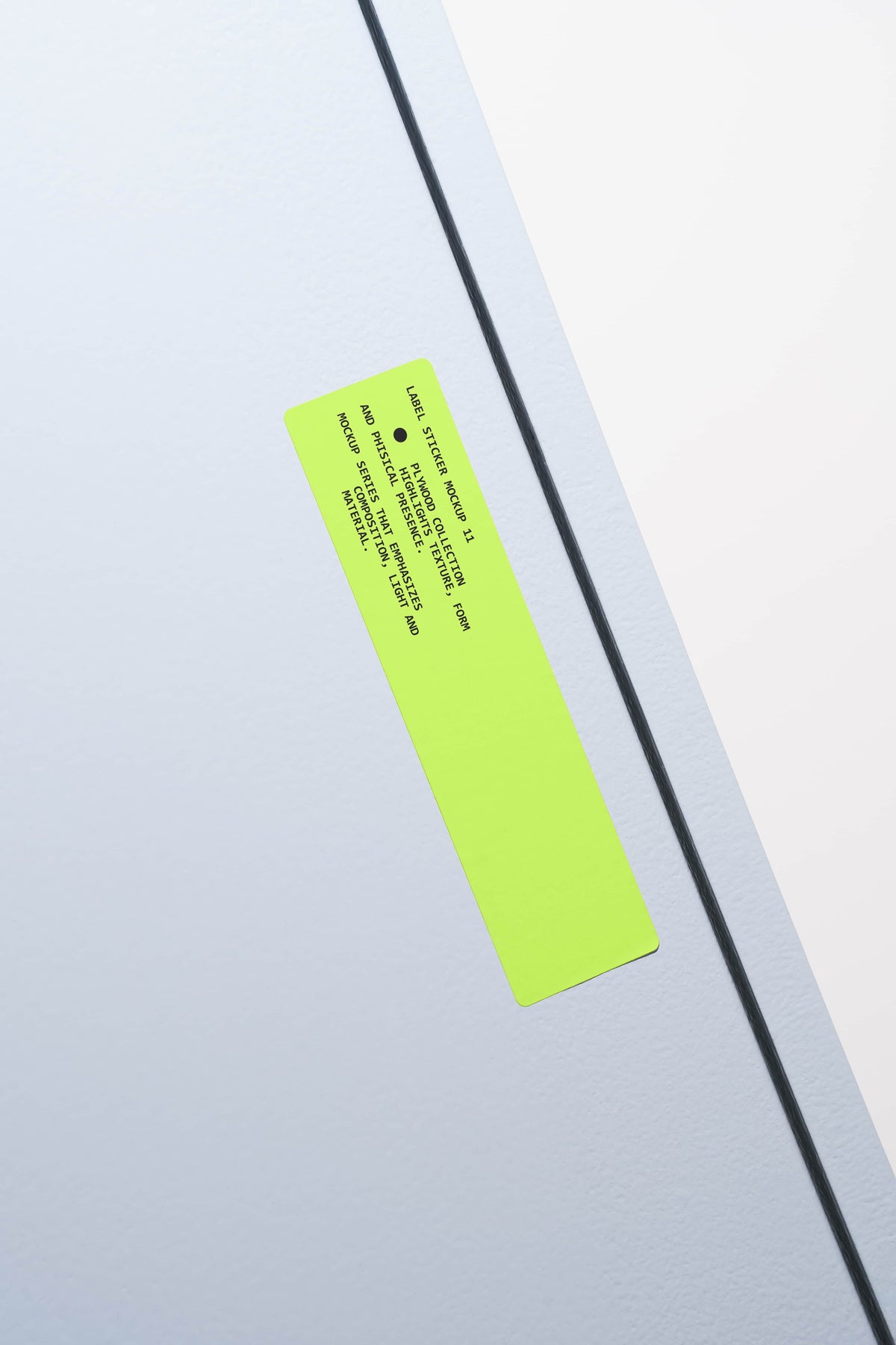 Label Sticker Mockup PW001 Just Form Mockups